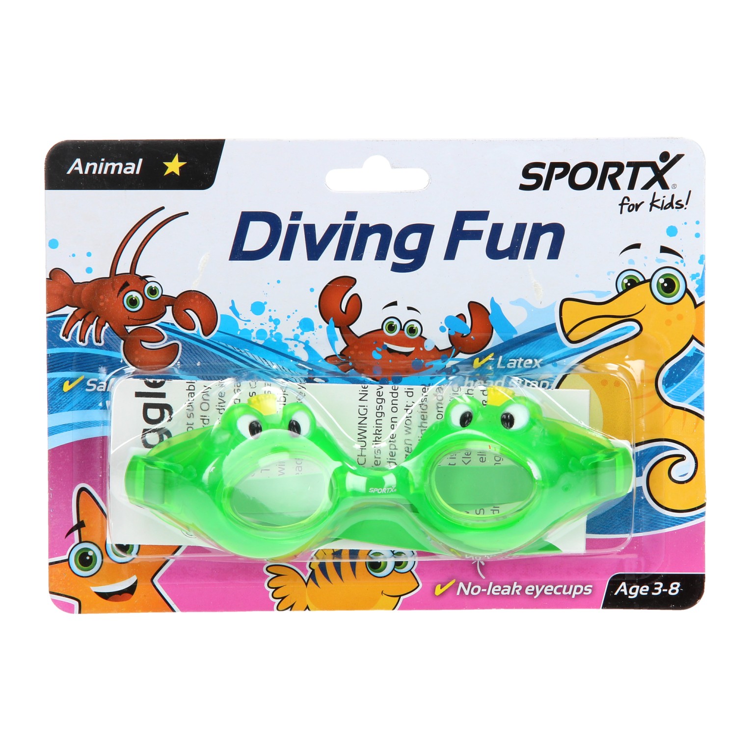 SportX Kids Zwembril Dier - Kikker