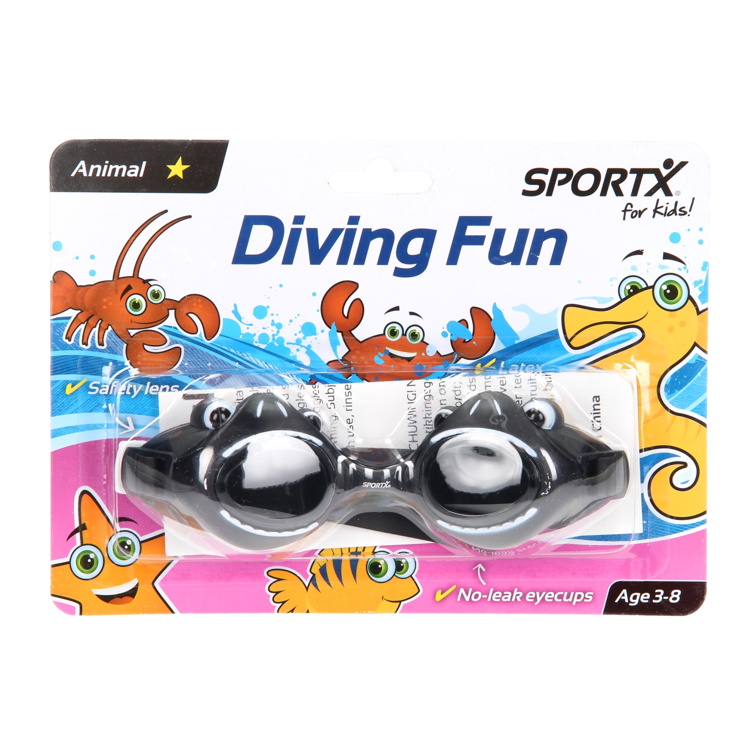SportX Kids Zwembril Dier - Haai