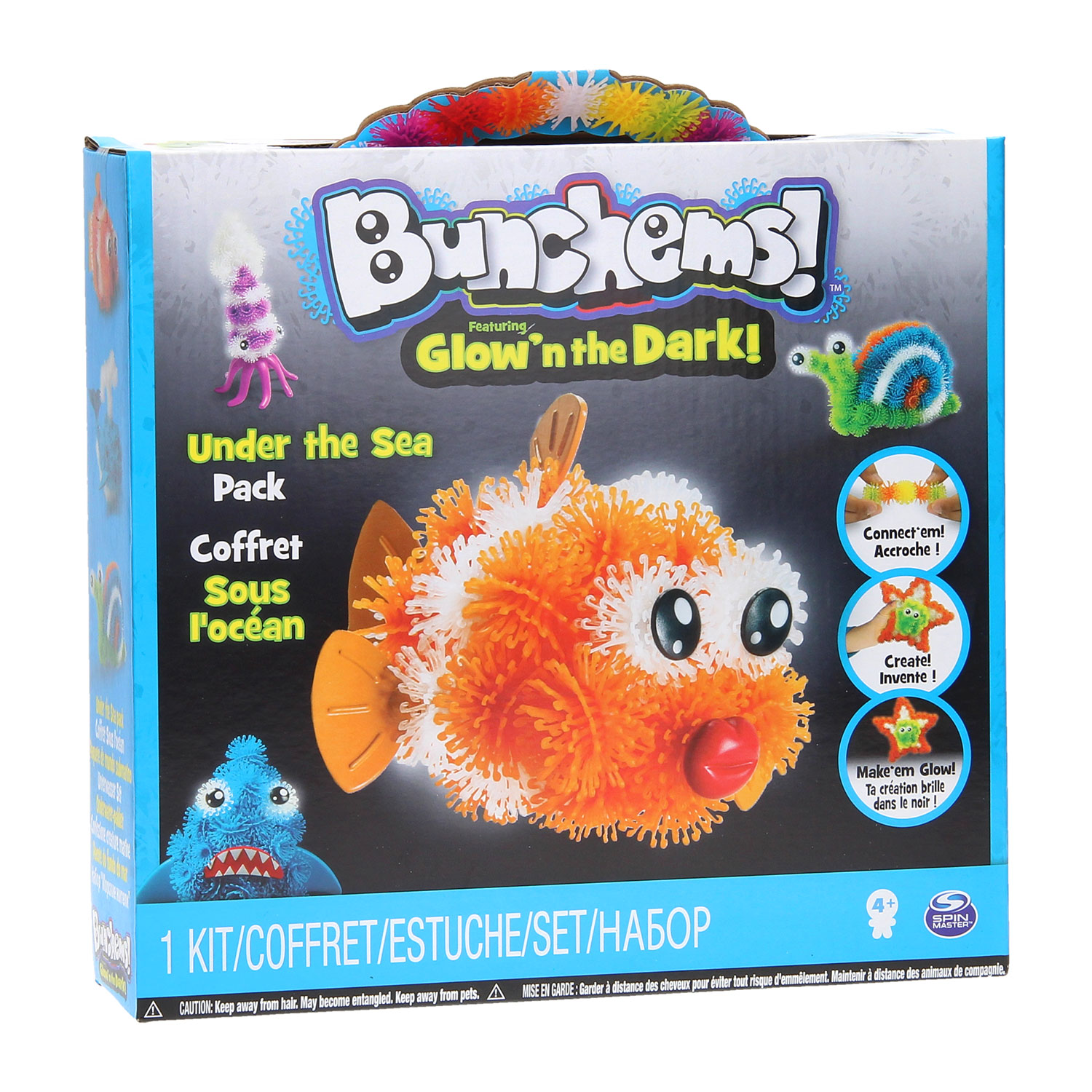 Bunchems Glow in the Dark Set - Onderwaterwereld