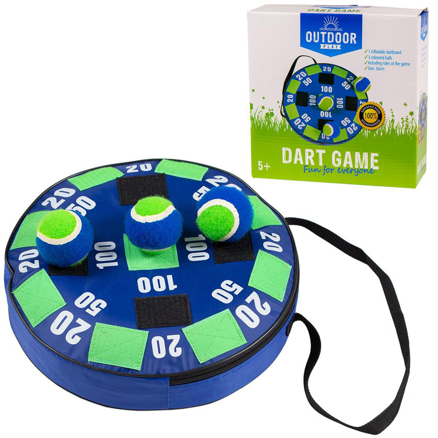 Outdoor Play Darts Klittenband