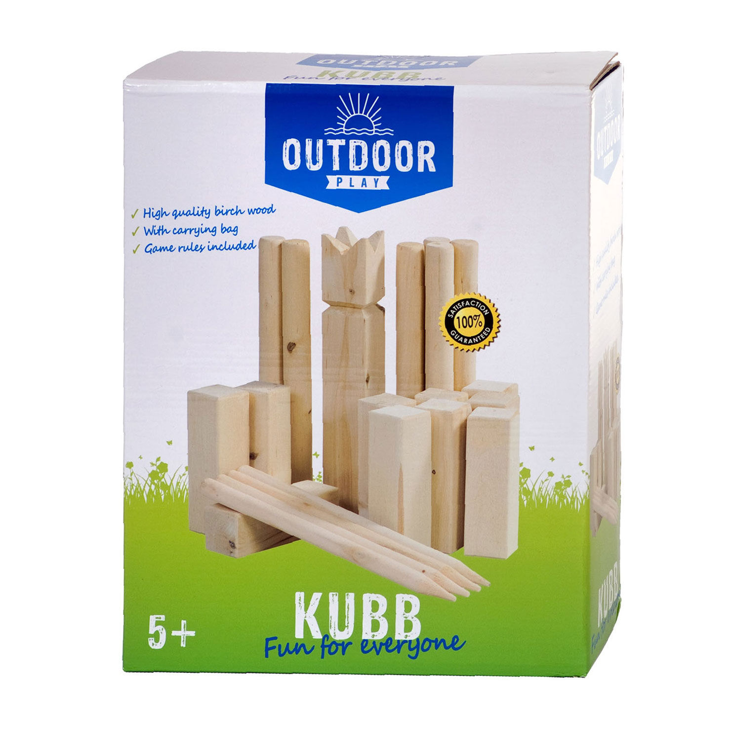 Outdoor Play Kubb spel