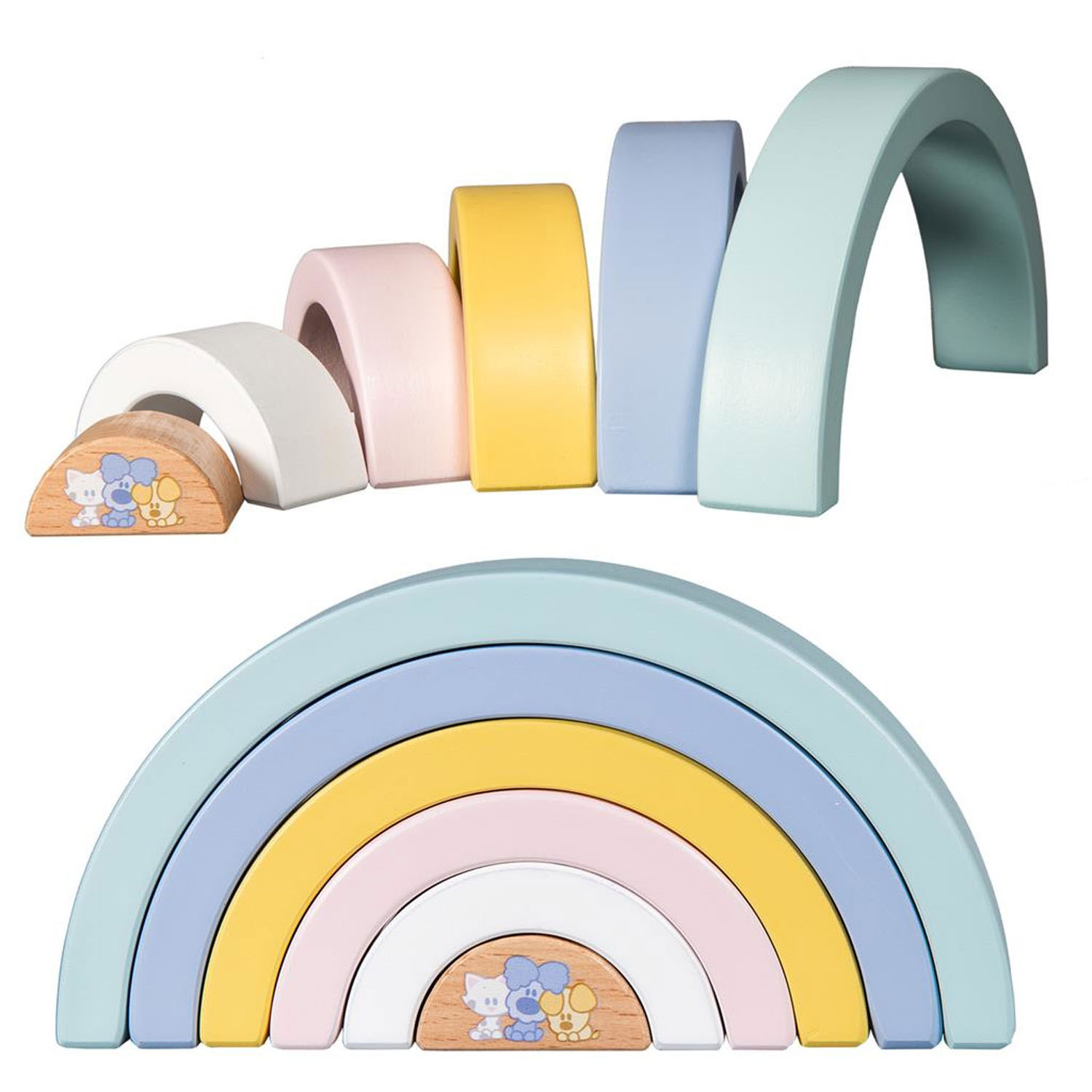 verzekering Absurd afdeling Woezel en Pip Baby Regenboog online kopen | Lobbes Speelgoed