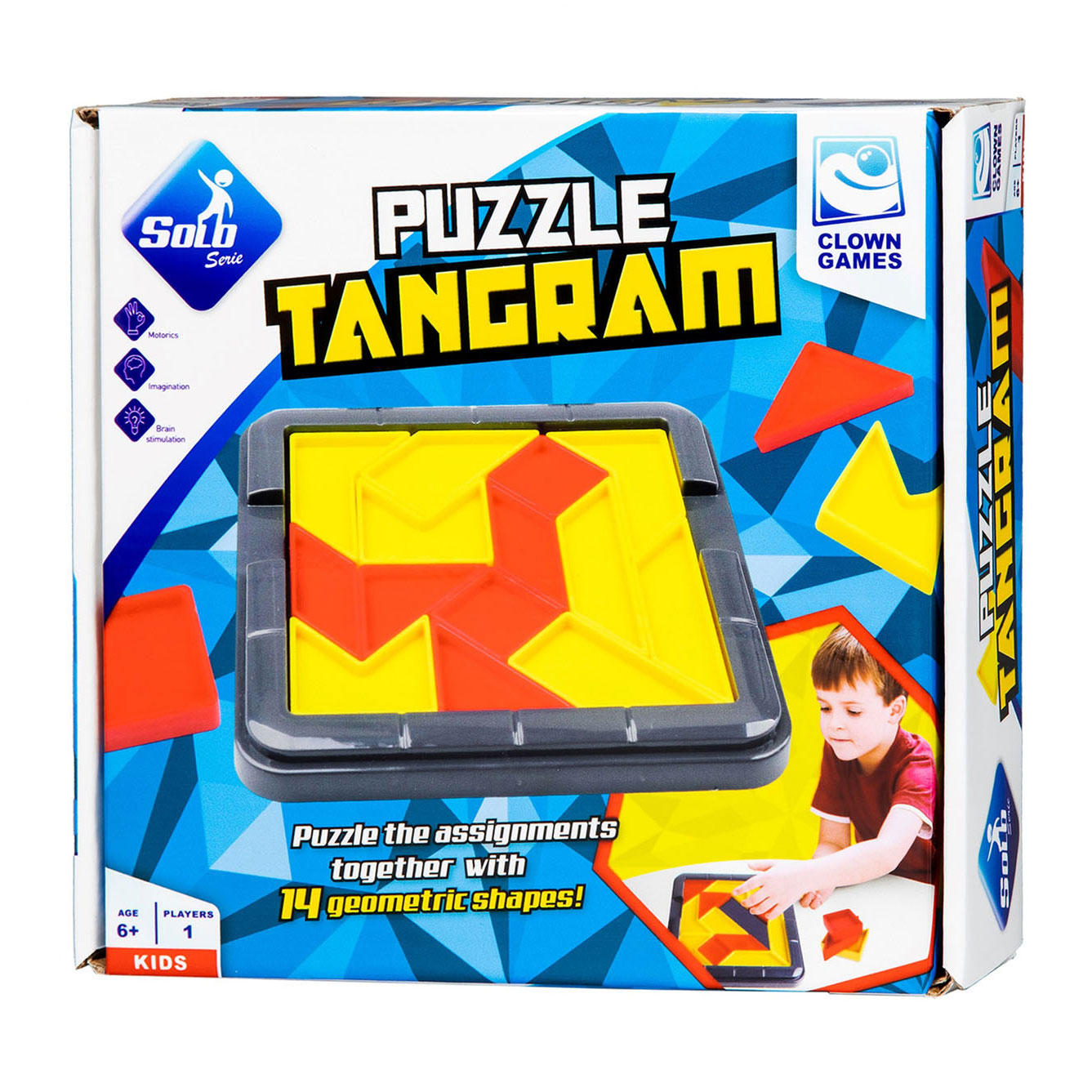 driehoek steno Bungalow Clown Games Tangram online kopen? | Lobbes Speelgoed