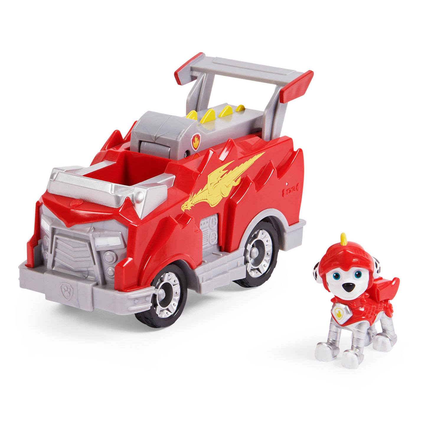 PAW Patrol Rescue Knights Deluxe Voertuig Marshall