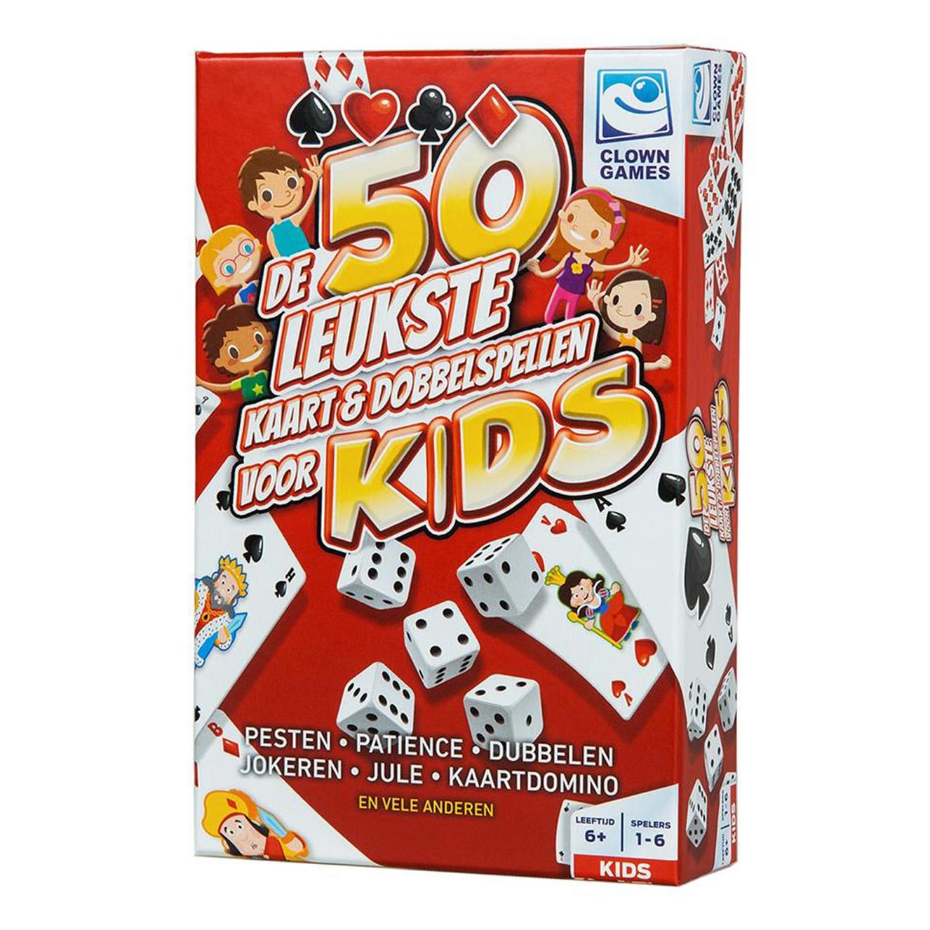 Clown Games Kids 50 Jeux de cartes et de dés
