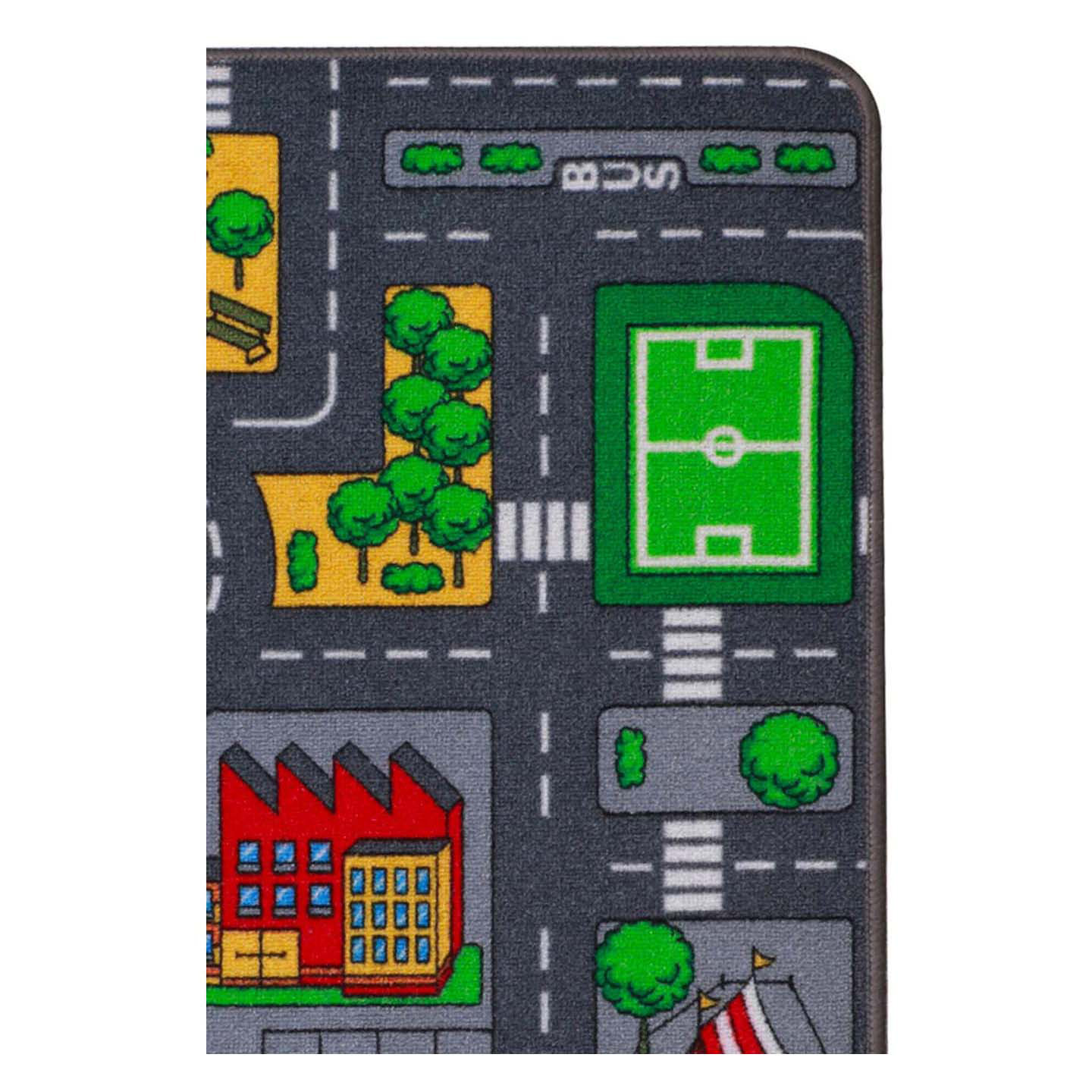 Tapis de jeu de circulation, 67x100 cm
