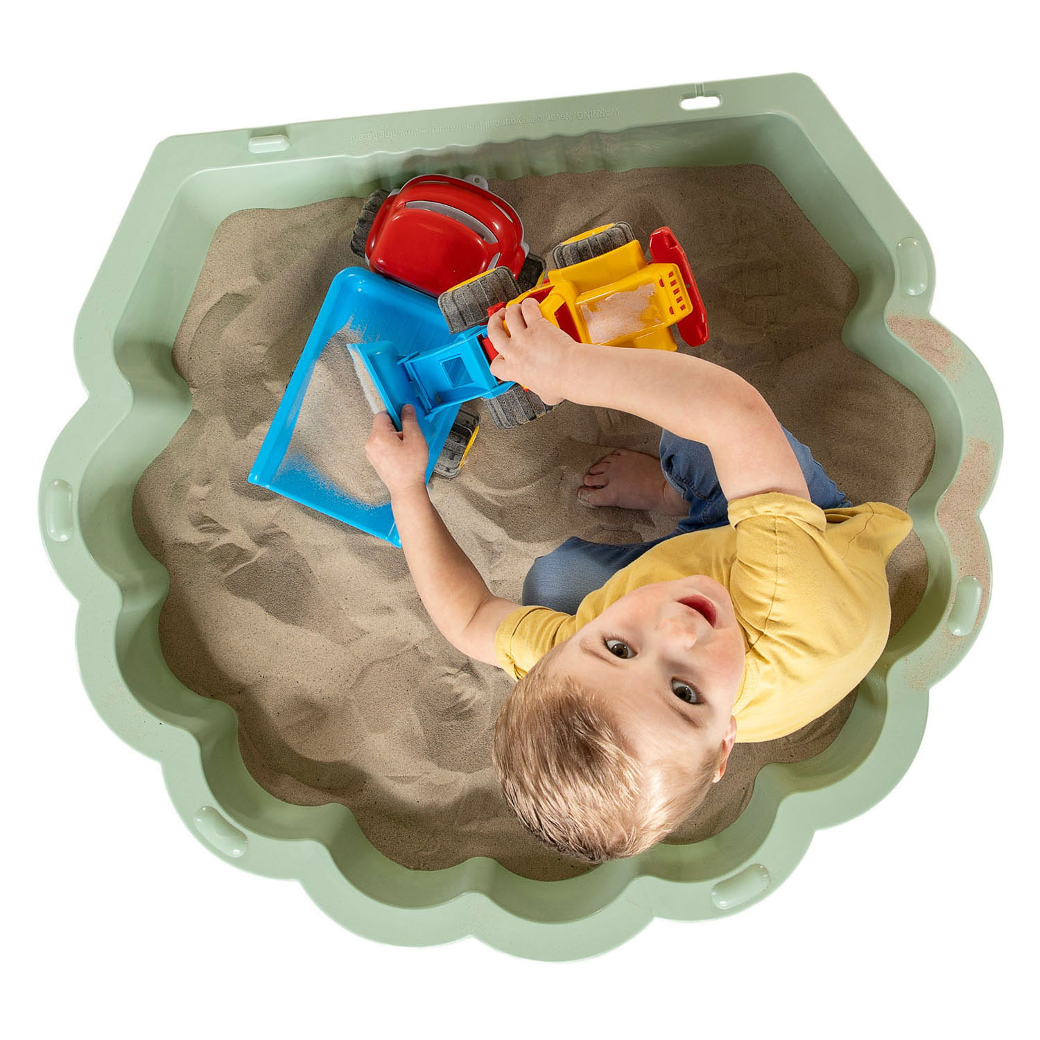 Zand- en Waterschelp Groen Pastel - 2dlg.