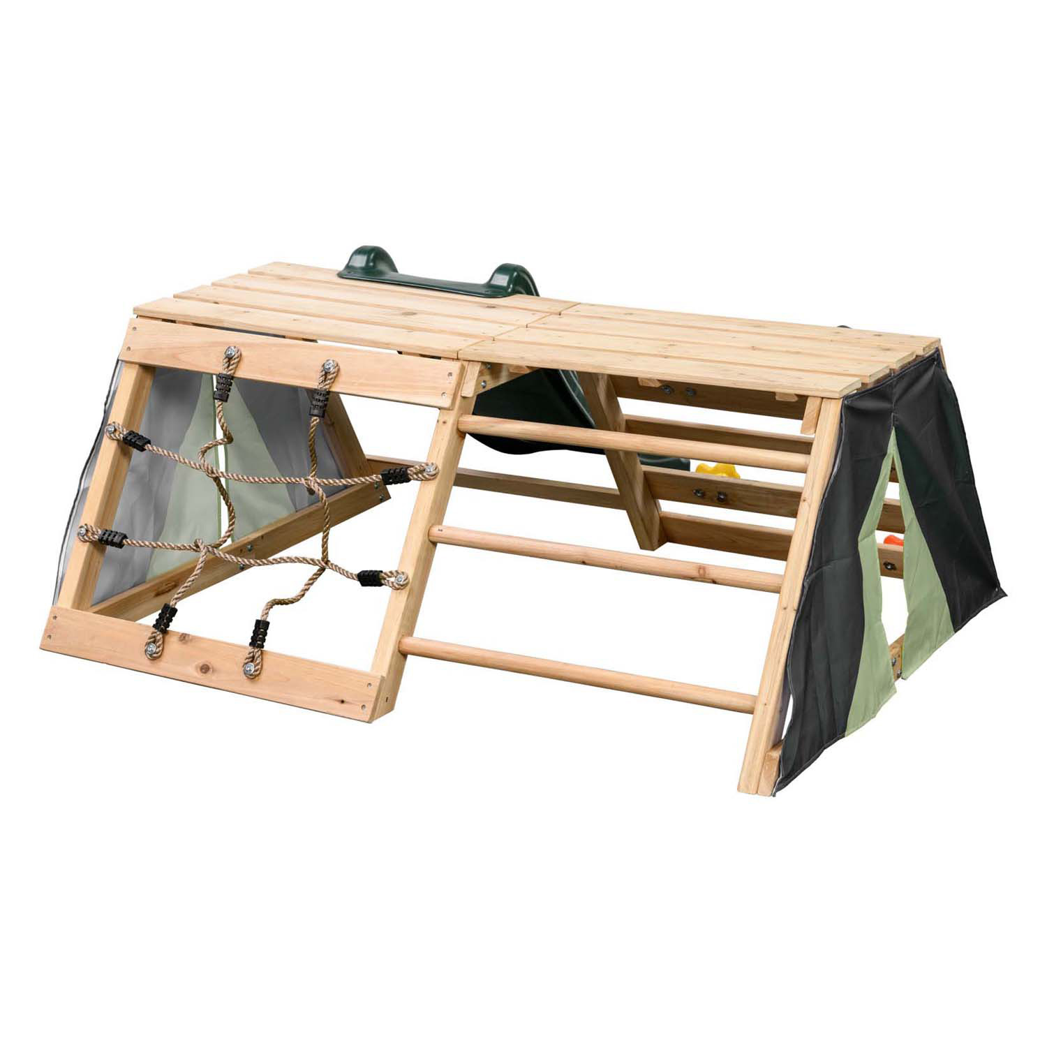SwingKing Houten Speeltoestel Charlie Groen