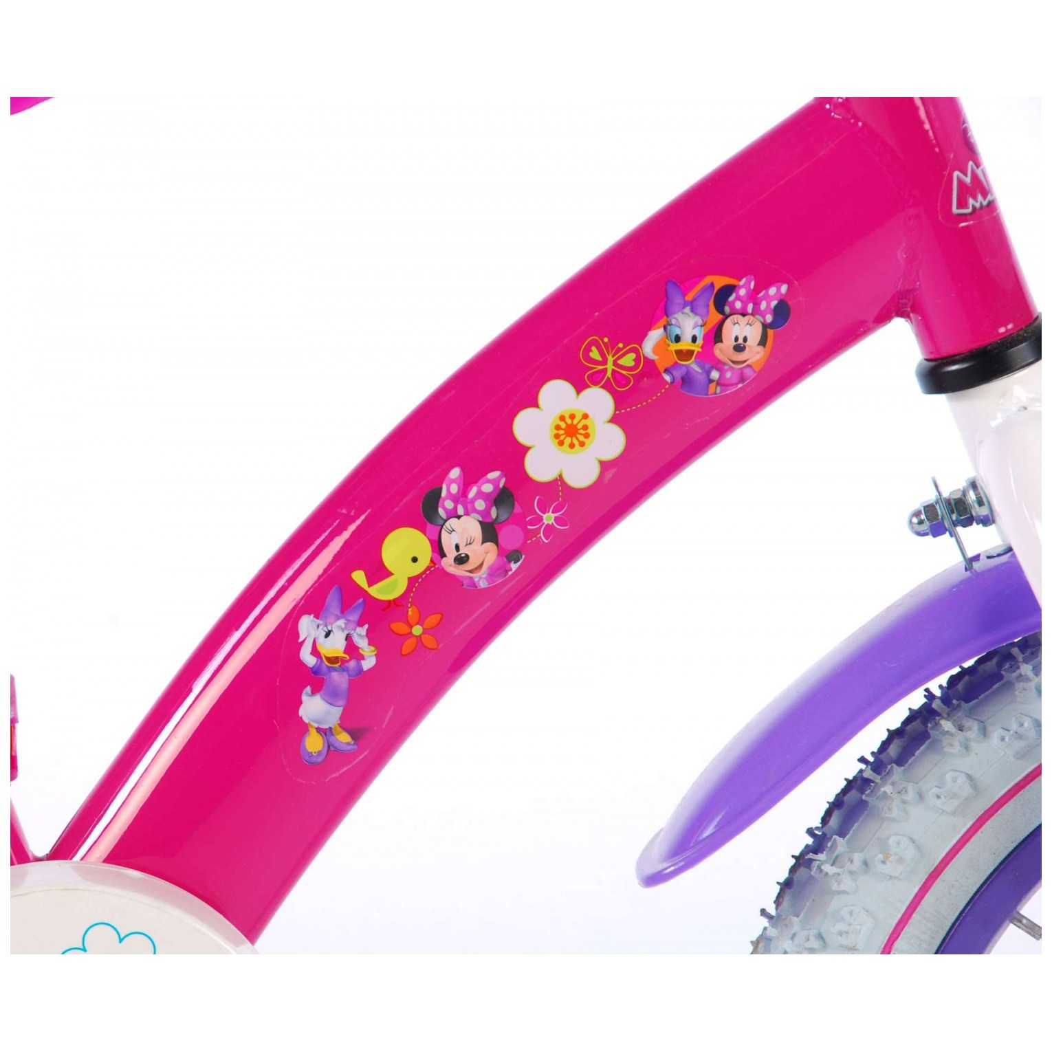 Disney Minnie Bow-Tique Fiets - 14 inch - Roze