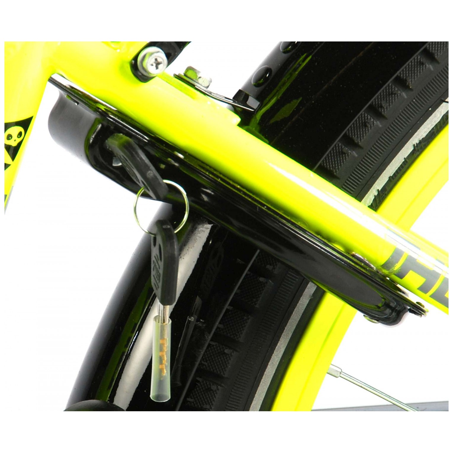 Volare Thombike City Fiets - 24 inch - Neon Geel