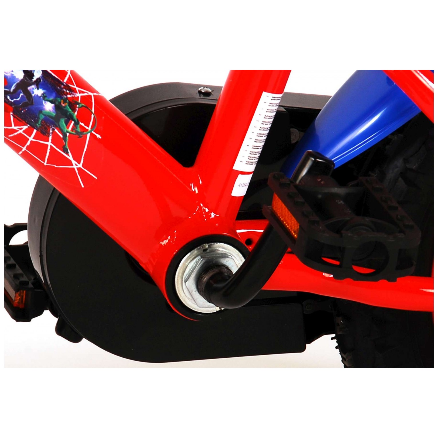 Ultimate Spider-Man Fiets - 12 inch - Blauw/Rood