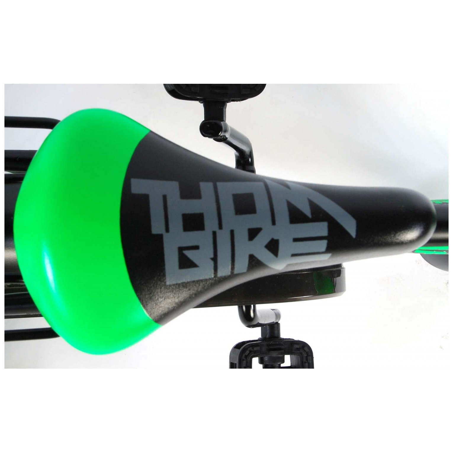 Volare Thombike Fiets - 16 inch - Satijn Zwart Groen
