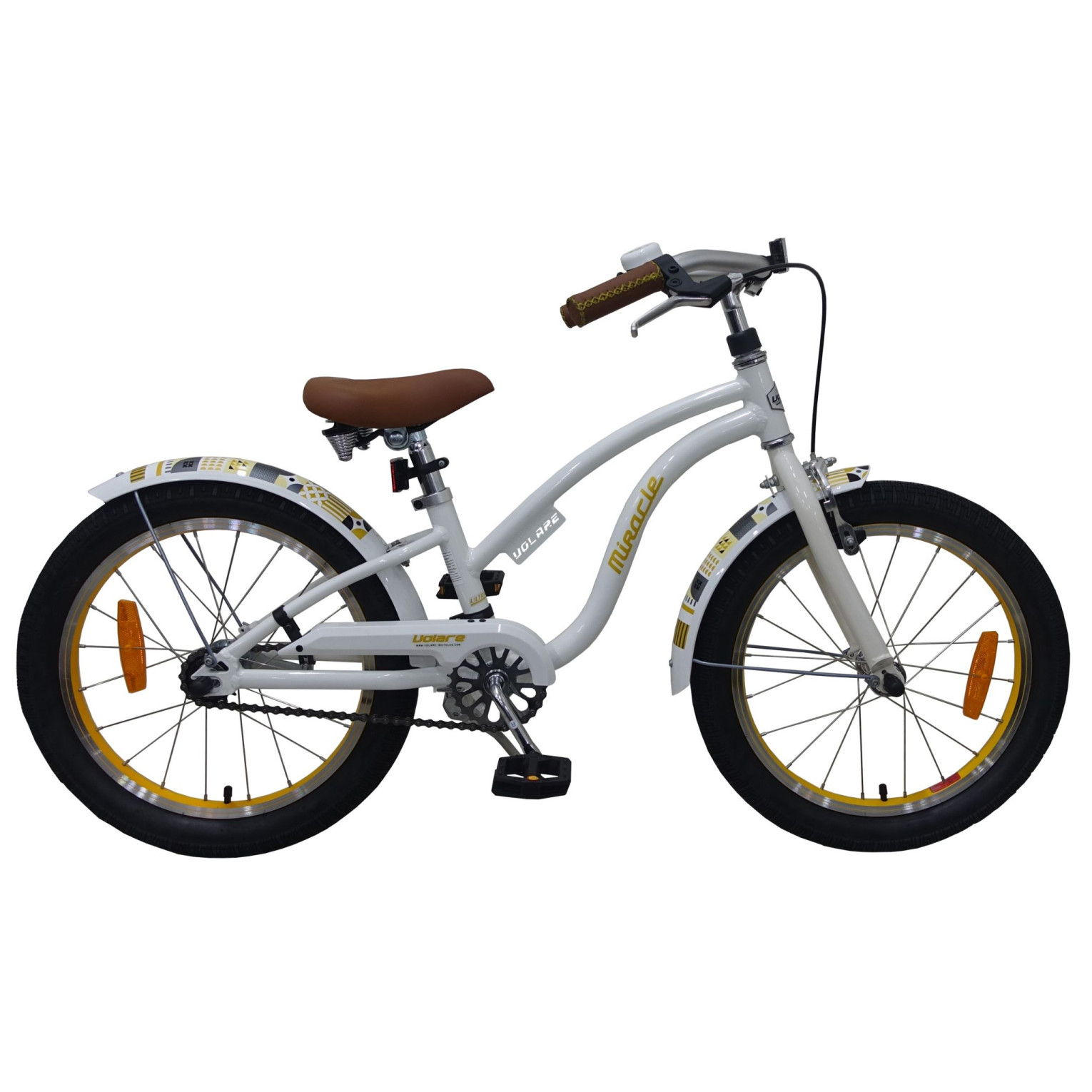 Volare Miracle Cruiser Fiets - 18 inch - Wit