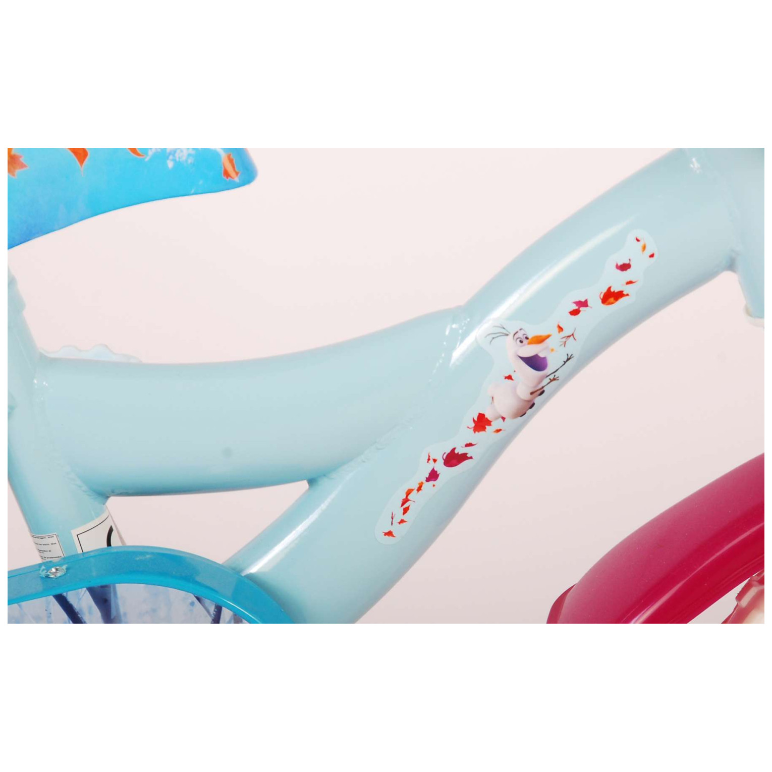 Disney Frozen 2 Fiets - 10 inch - Blauw/Paars - Doortrapper