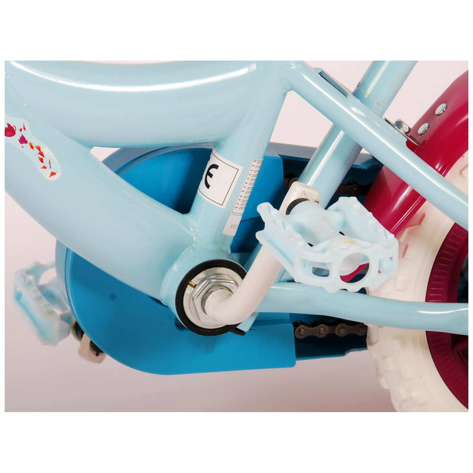 Disney Frozen 2 Fiets - 10 inch - Blauw/Paars - Doortrapper