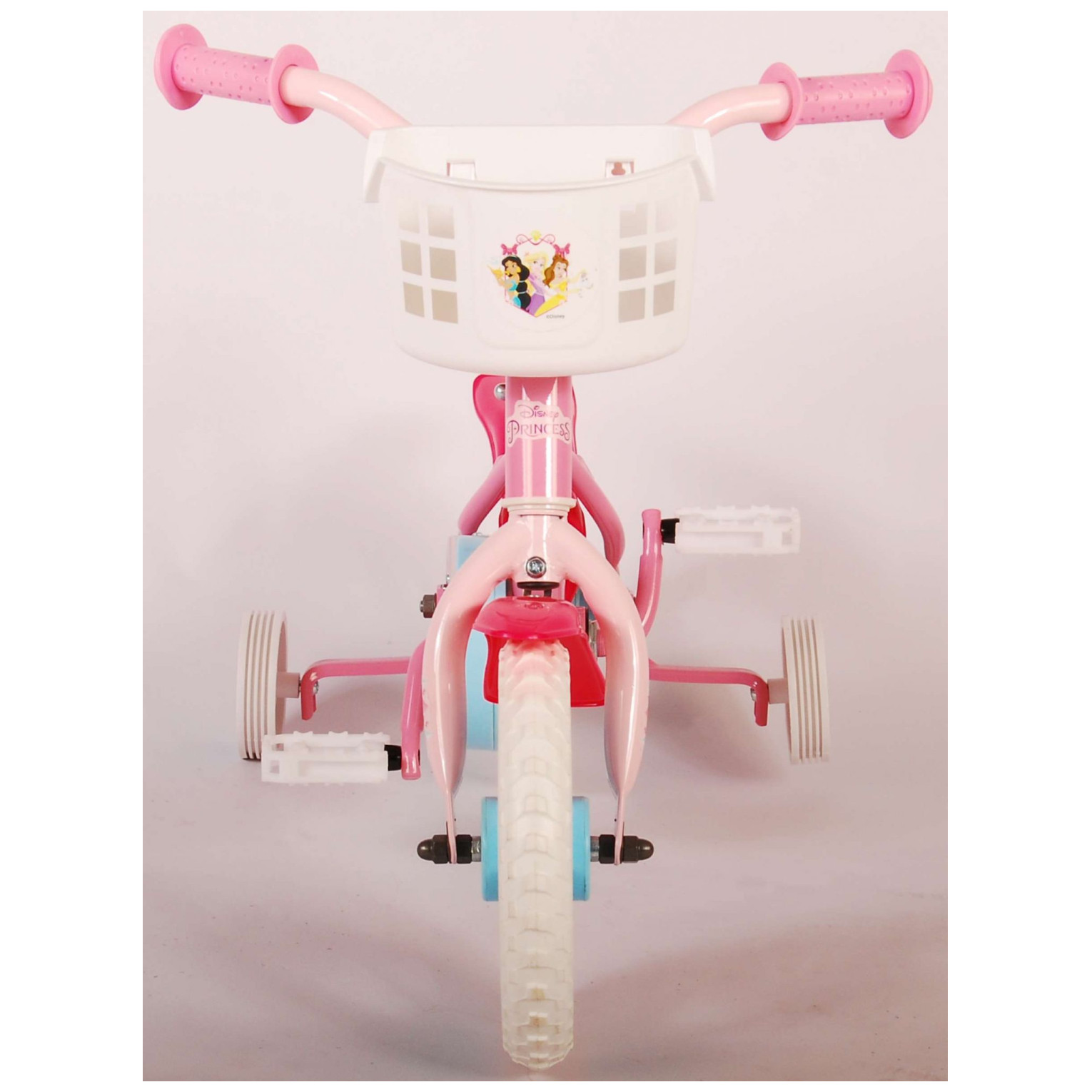 Disney Princess Fiets - 10 inch - Roze - Doortrapper