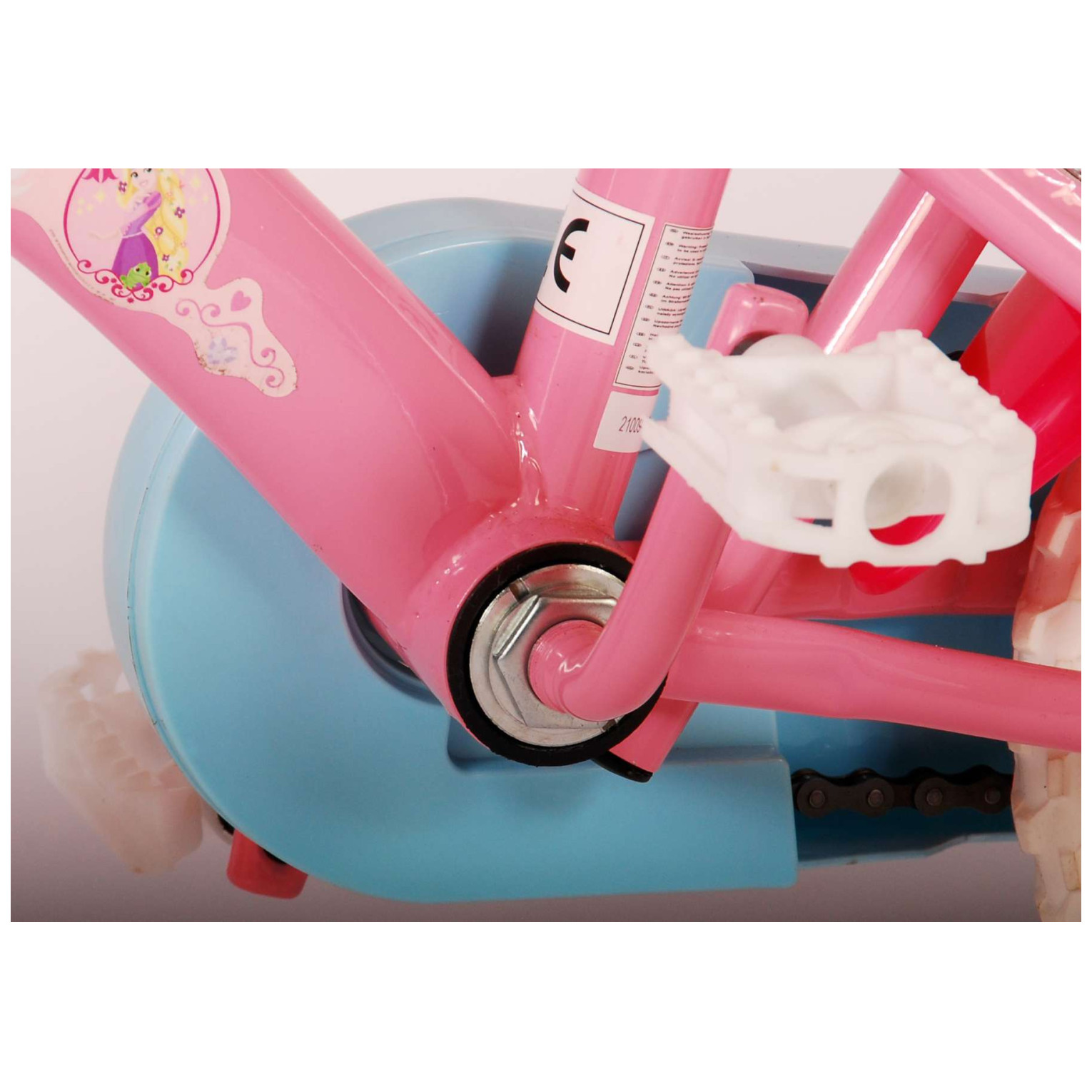 Disney Princess Fiets - 10 inch - Roze - Doortrapper