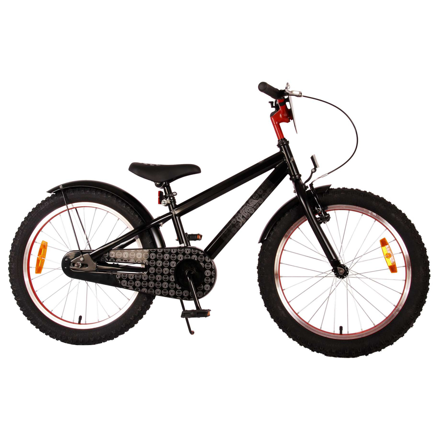 Spider-Man - Fiets - 20 inch - Mat Zwart - 2 Handremmen