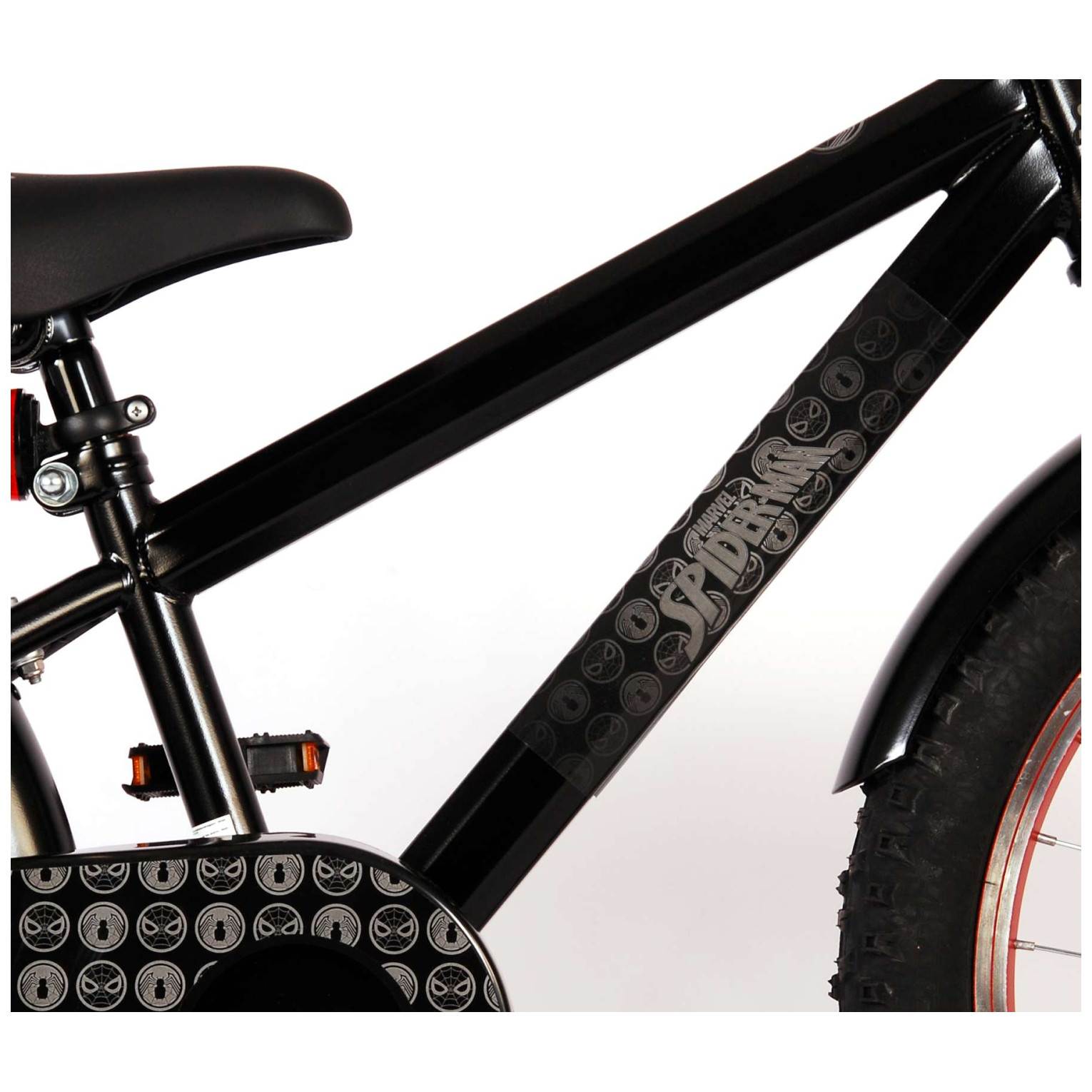 Spider-Man - Fiets - 20 inch - Mat Zwart - 2 Handremmen