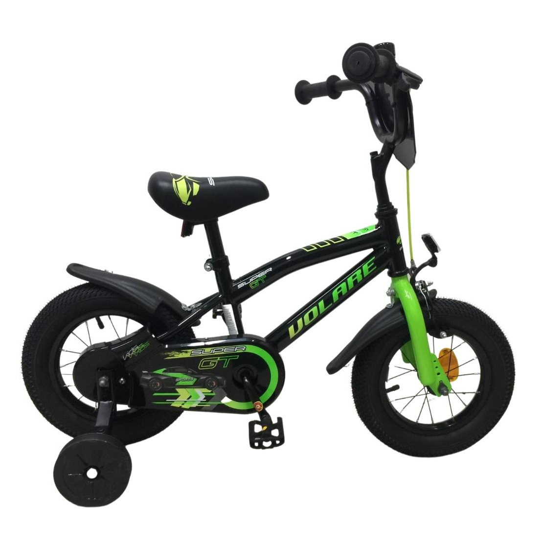 Volare Super GT Fiets - 12 inch - Groen