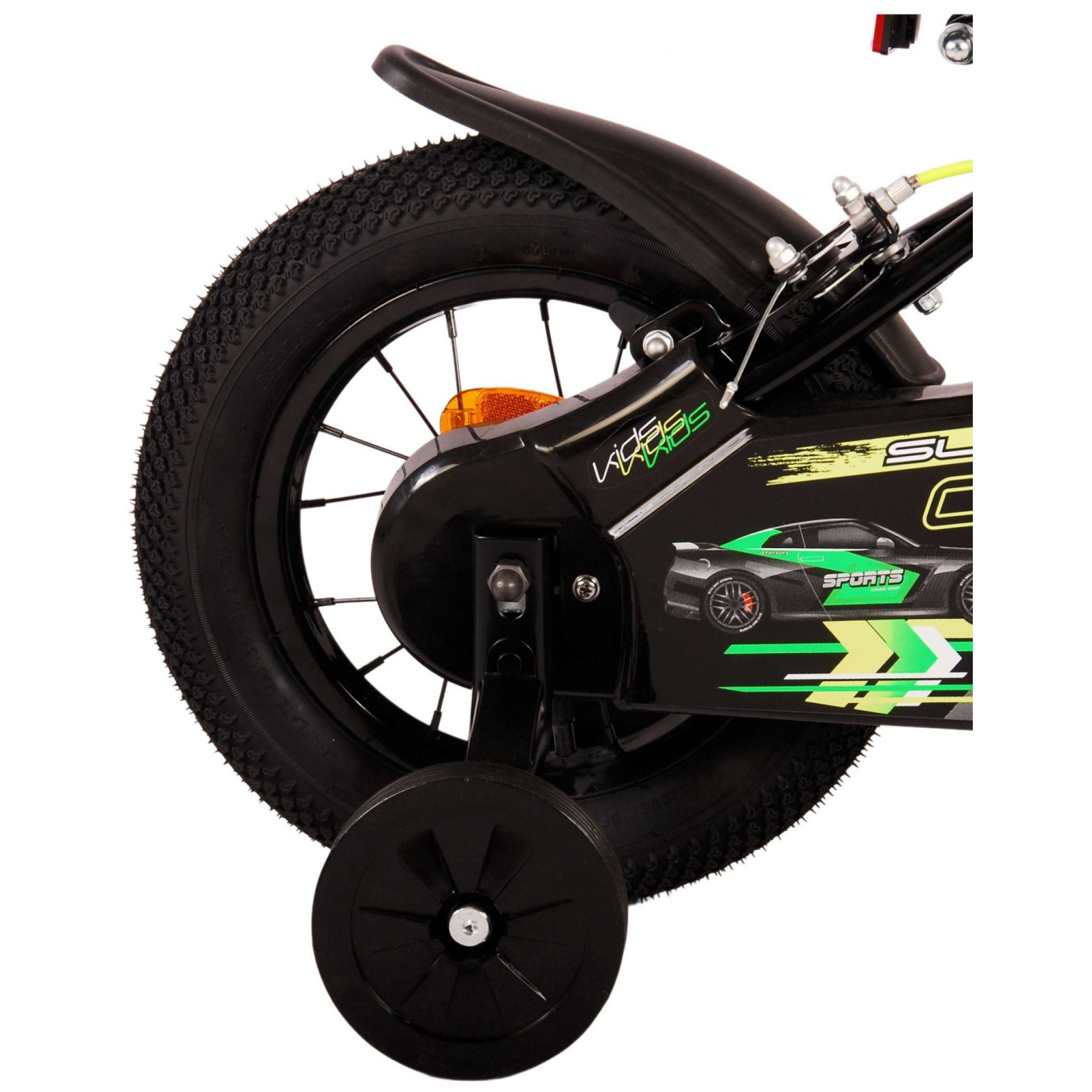 Volare Super GT Fiets - 12 inch - Groen - Twee handremmen