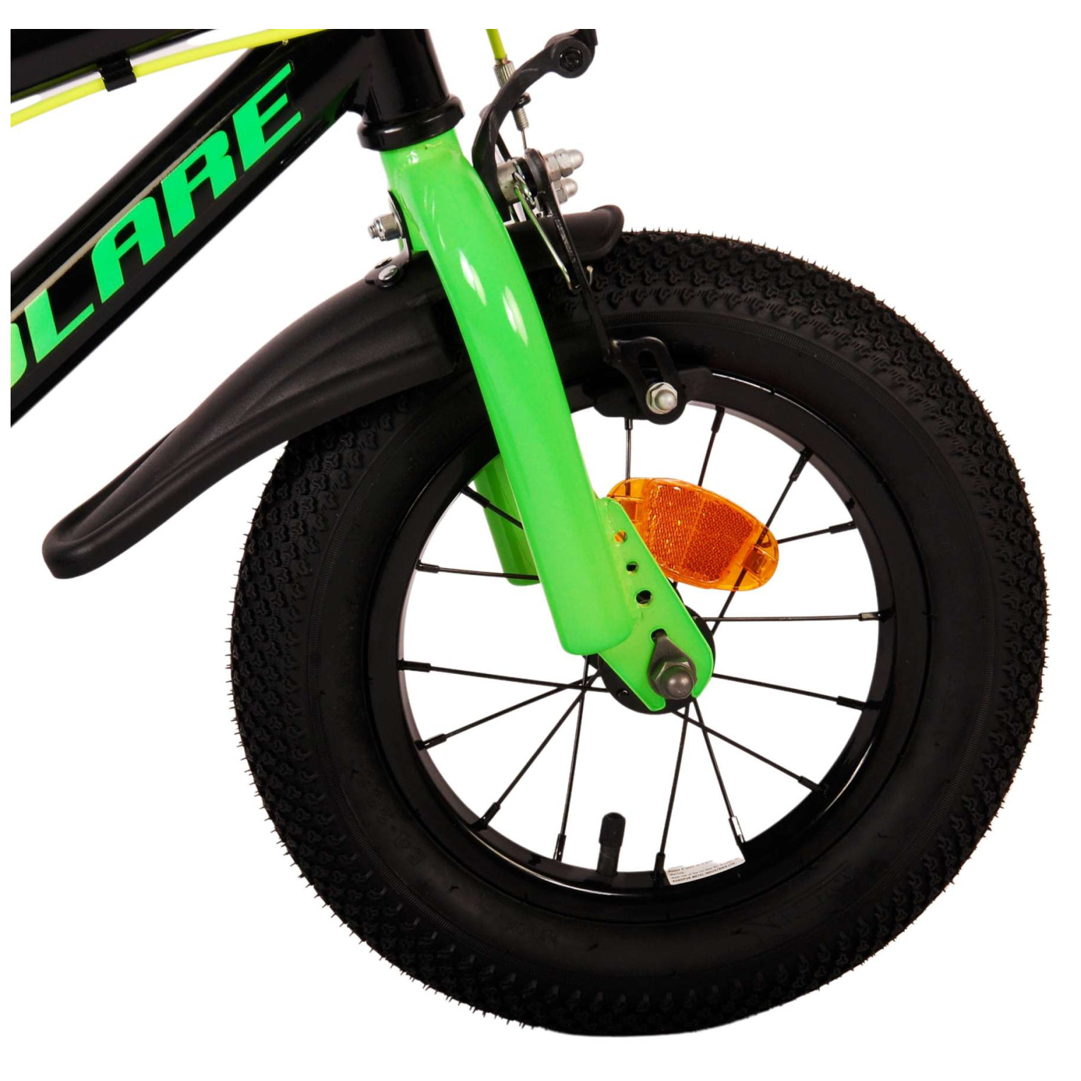 Volare Super GT Fiets - 12 inch - Groen - Twee handremmen