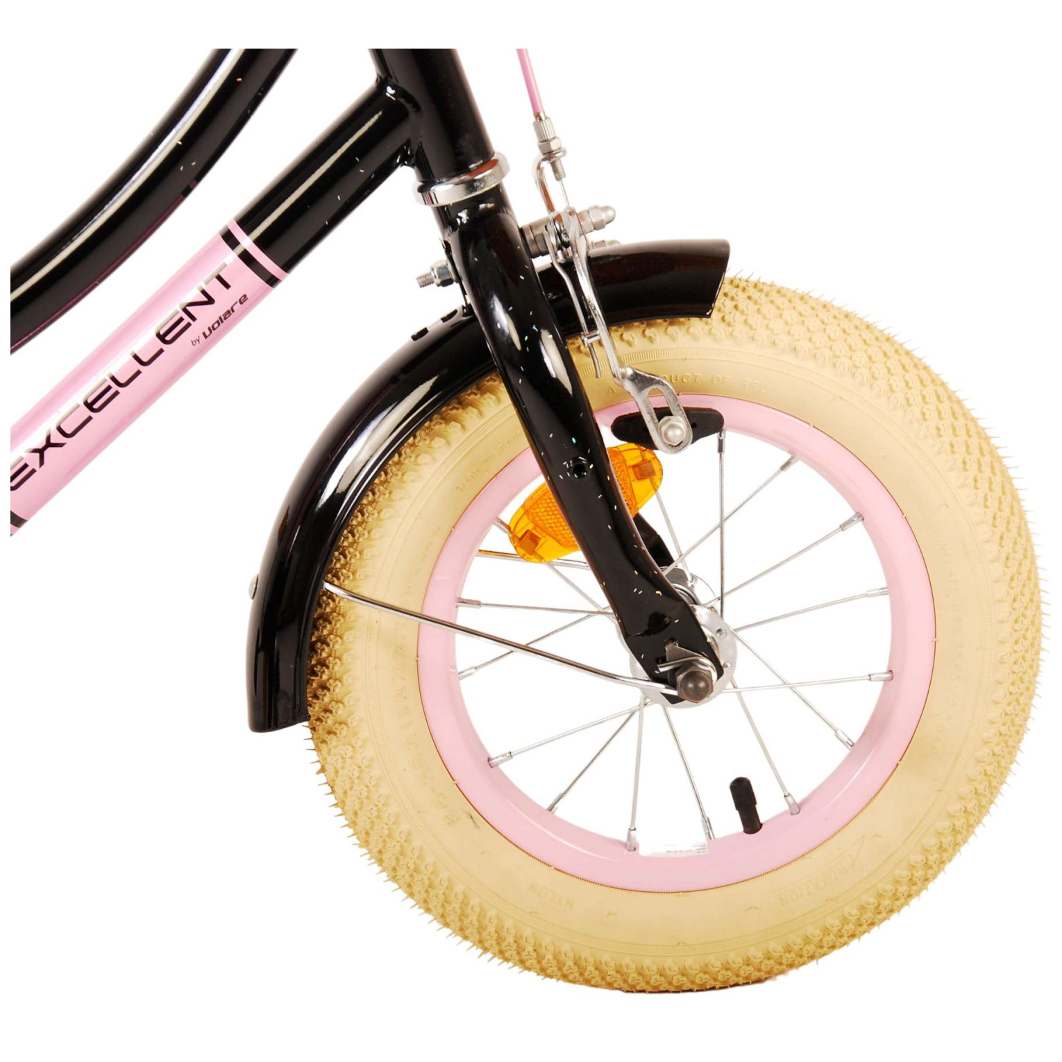 Volare Excellent Fiets - 12 inch - Zwart