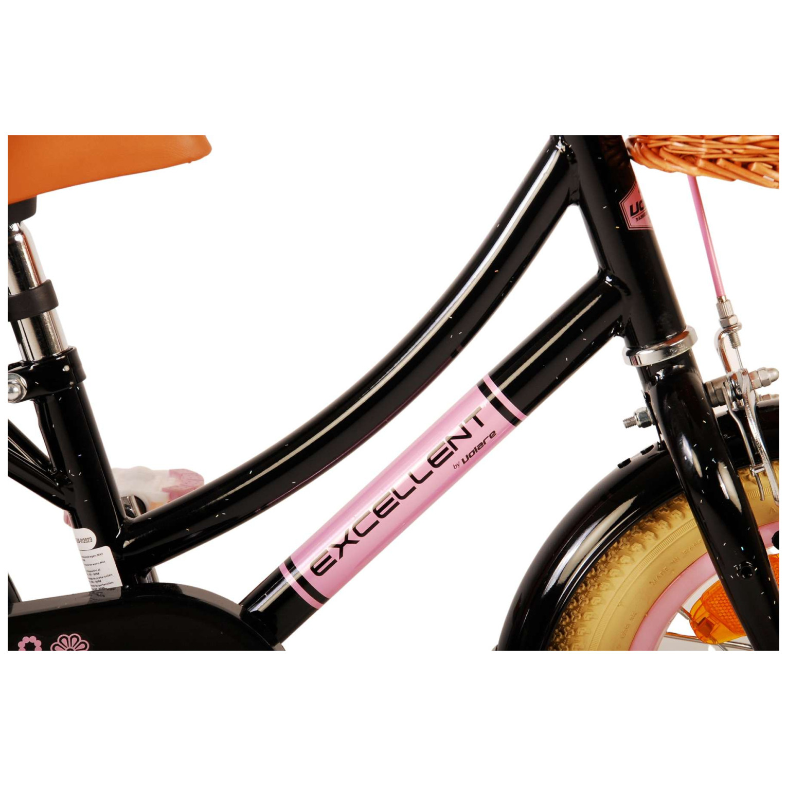 Volare Excellent Fiets - 12 inch - Zwart