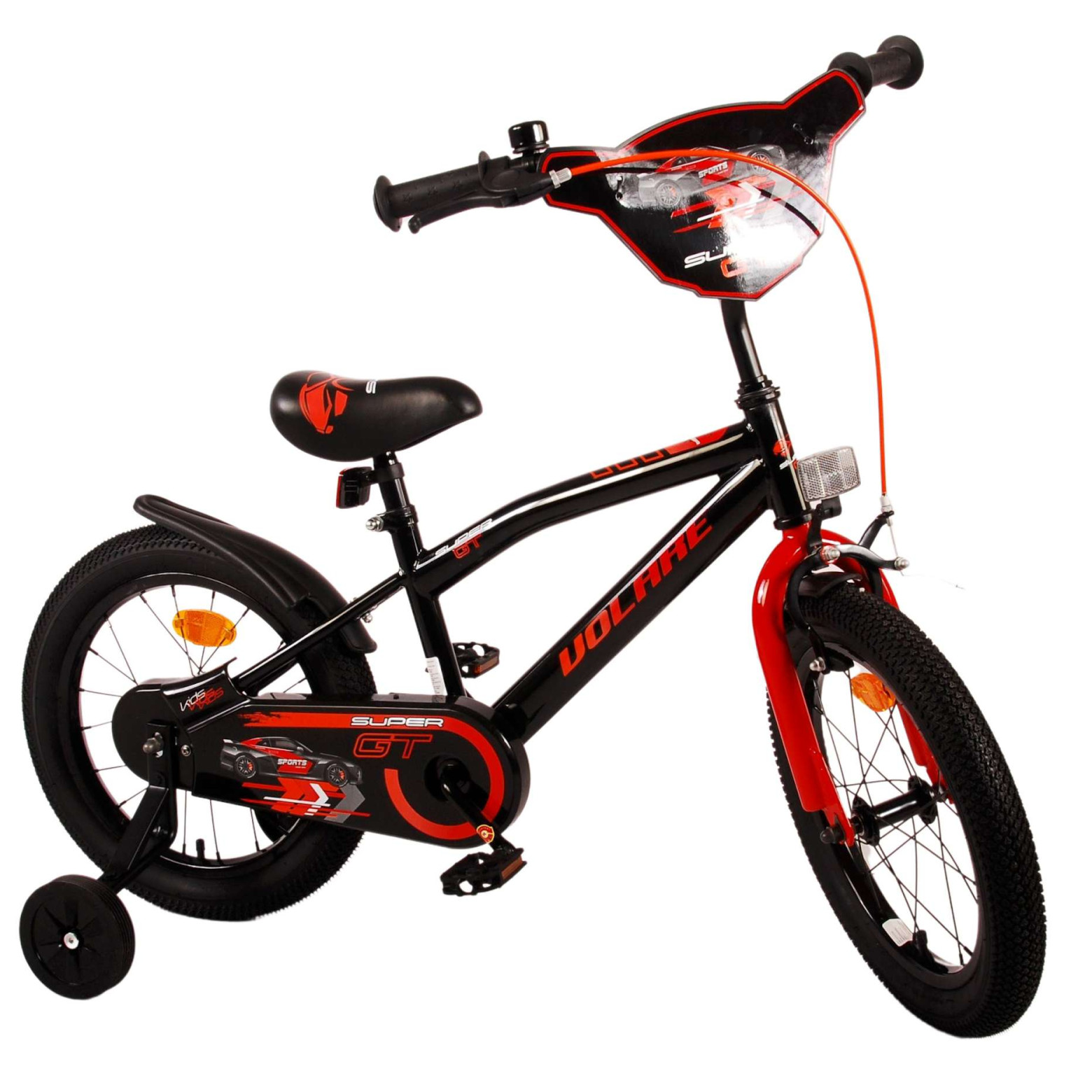 Volare Super GT Fiets - 16 inch - Rood