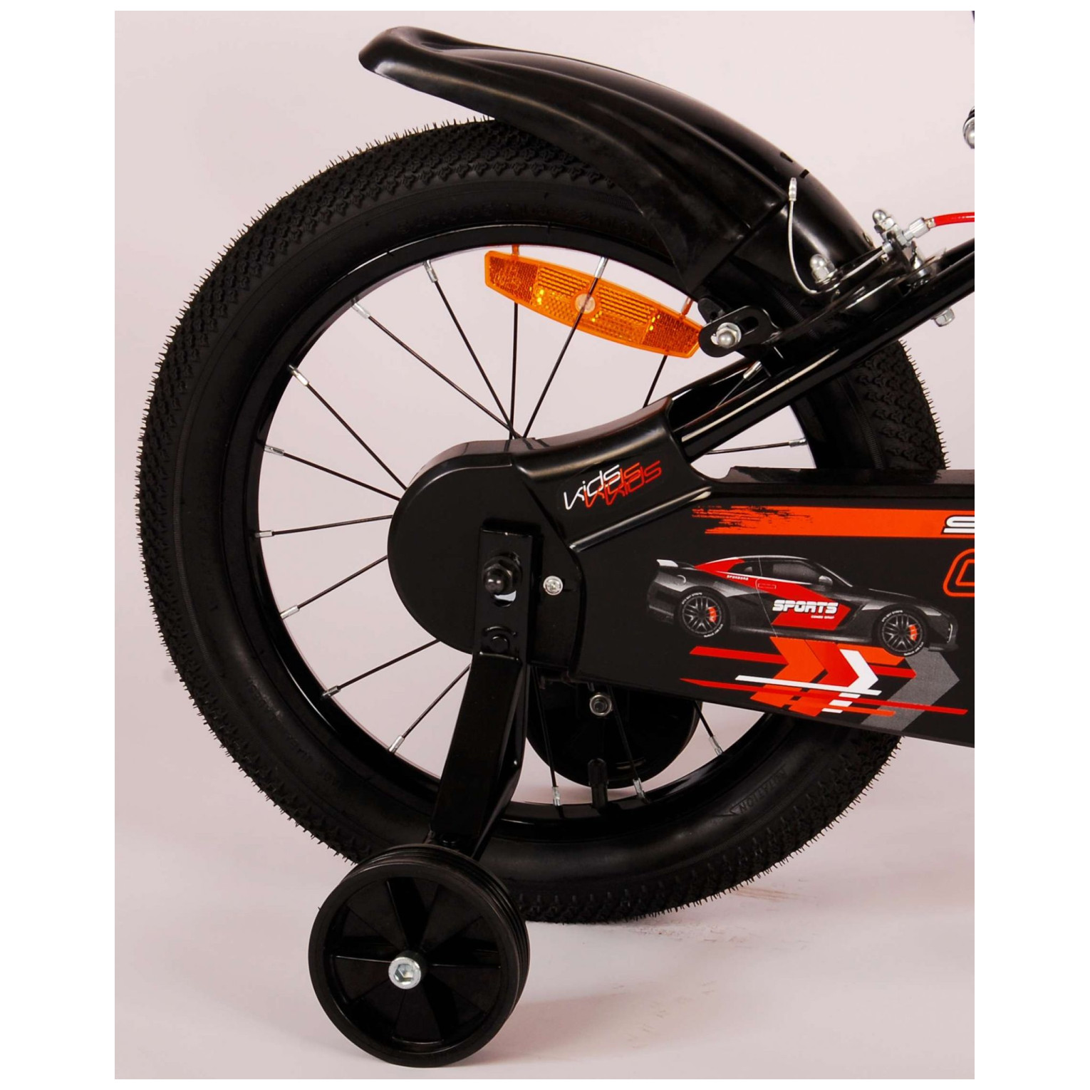 Volare Super GT Fiets - 16 inch - Rood - Twee handremmen