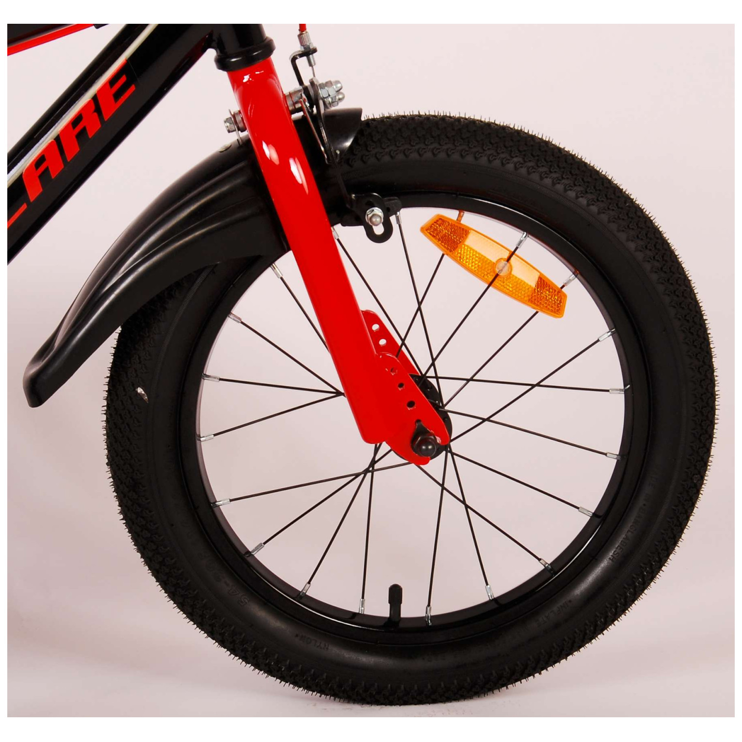 Volare Super GT Fiets - 16 inch - Rood - Twee handremmen