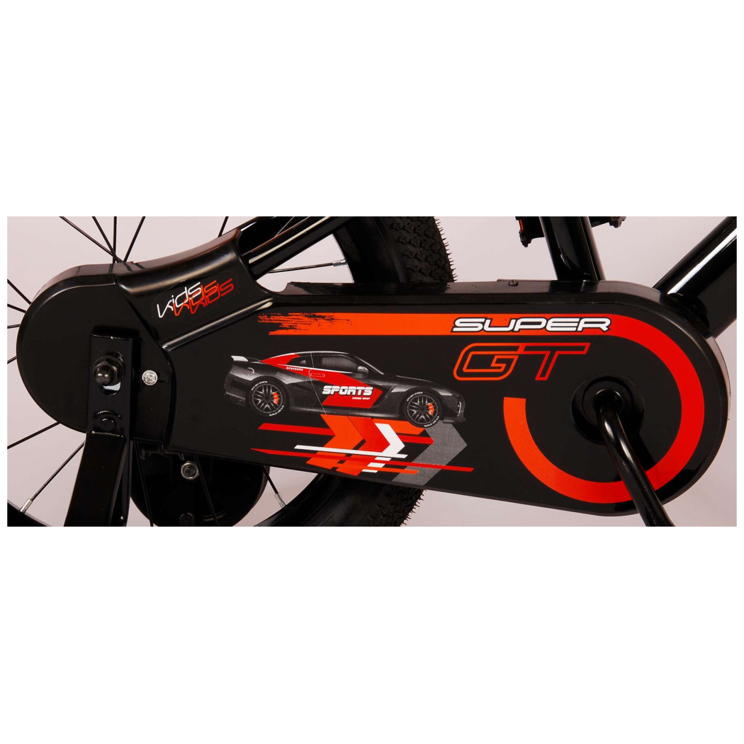 Volare Super GT Fiets - 16 inch - Rood - Twee handremmen