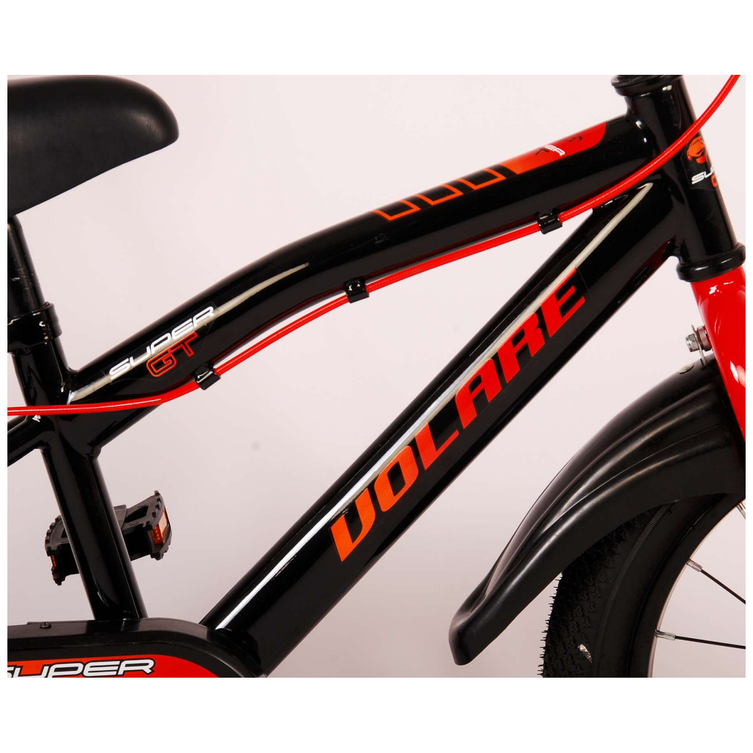 Volare Super GT Fiets - 16 inch - Rood - Twee handremmen