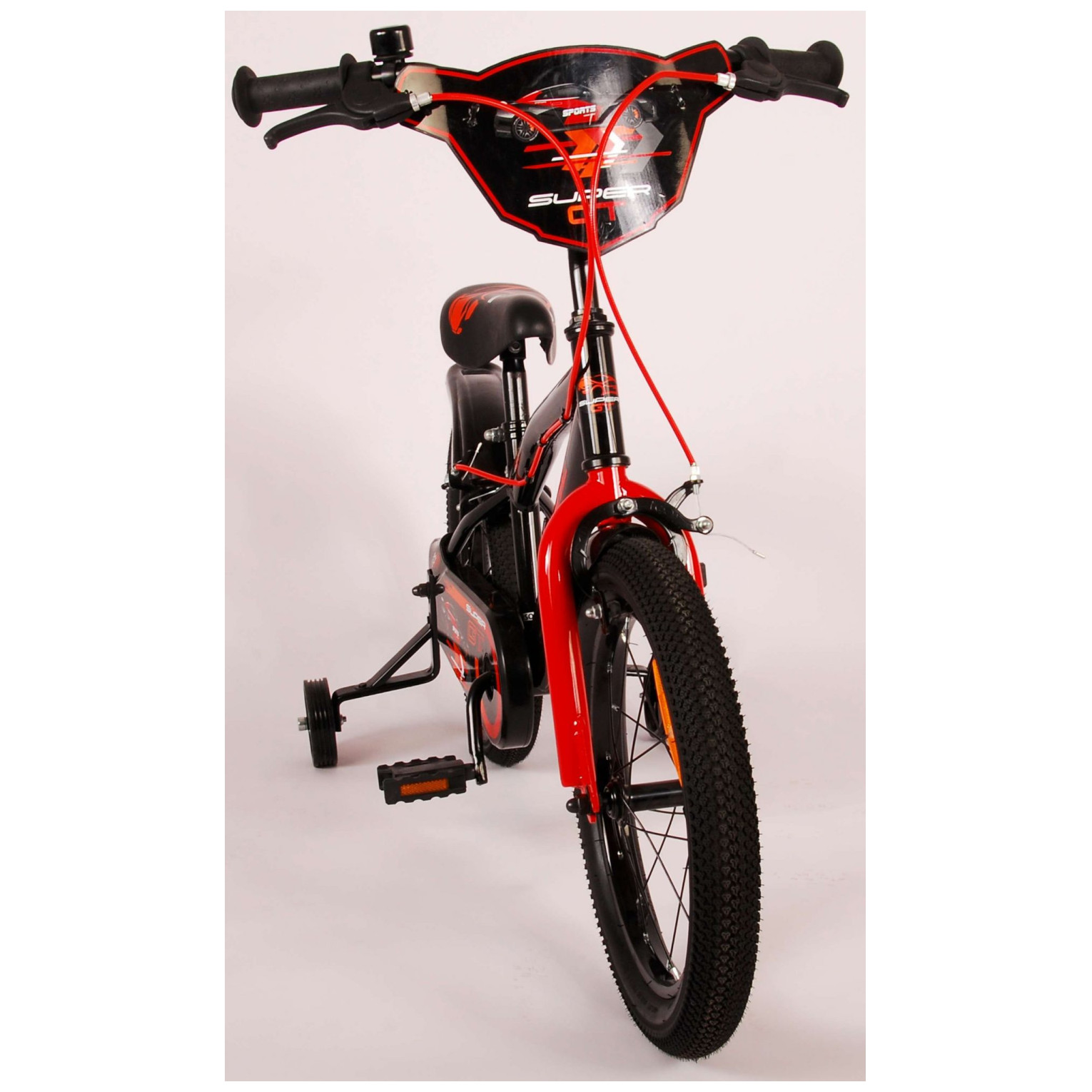 Volare Super GT Fiets - 16 inch - Rood - Twee handremmen