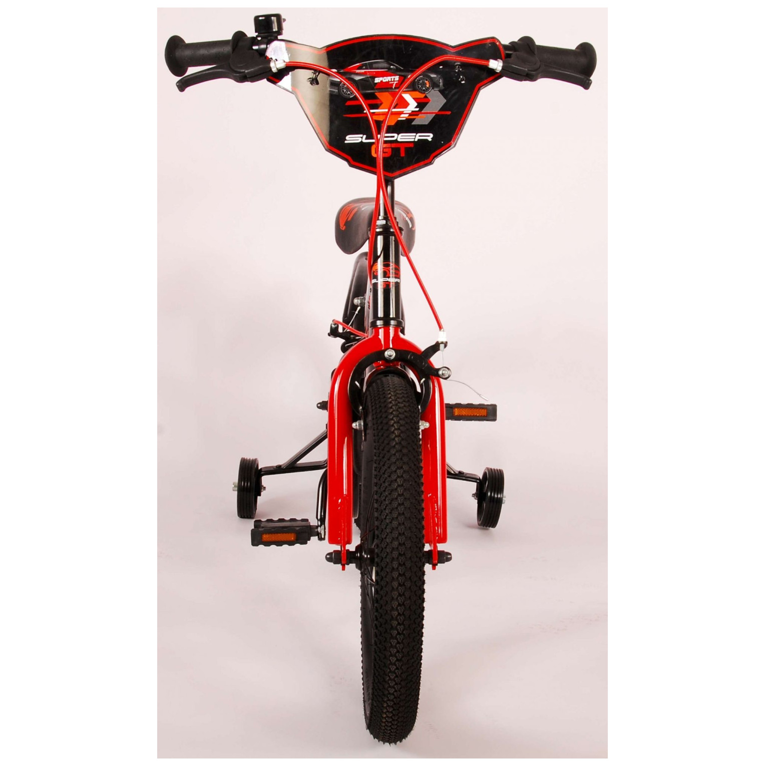 Volare Super GT Fiets - 16 inch - Rood - Twee handremmen