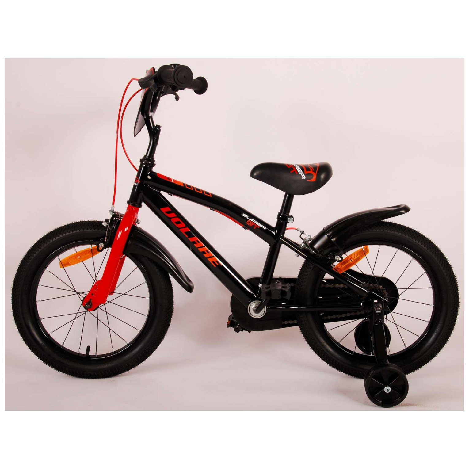 Volare Super GT Fiets - 16 inch - Rood - Twee handremmen