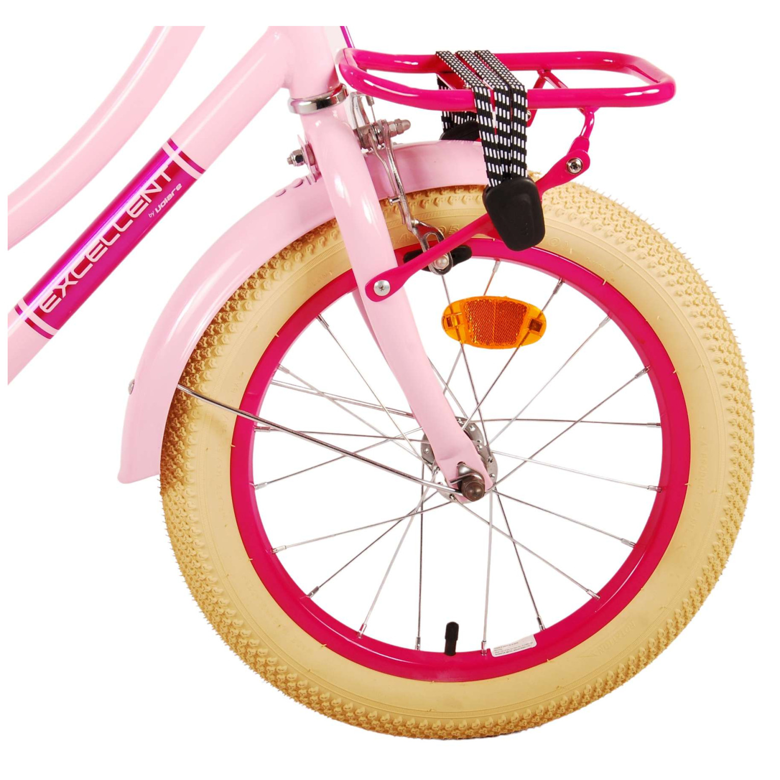 Volare Excellent Fiets - 16 inch - Roze