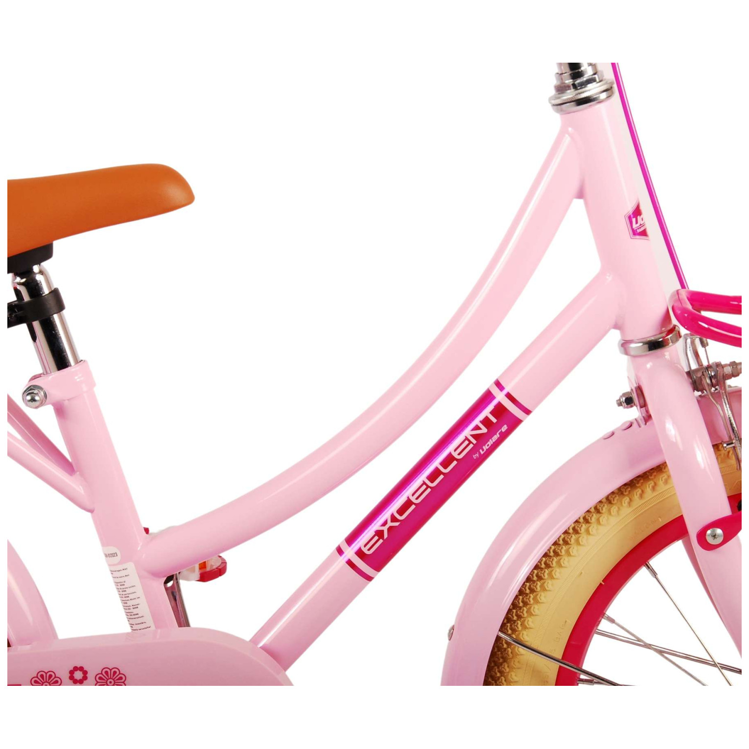 Volare Excellent Fiets - 16 inch - Roze