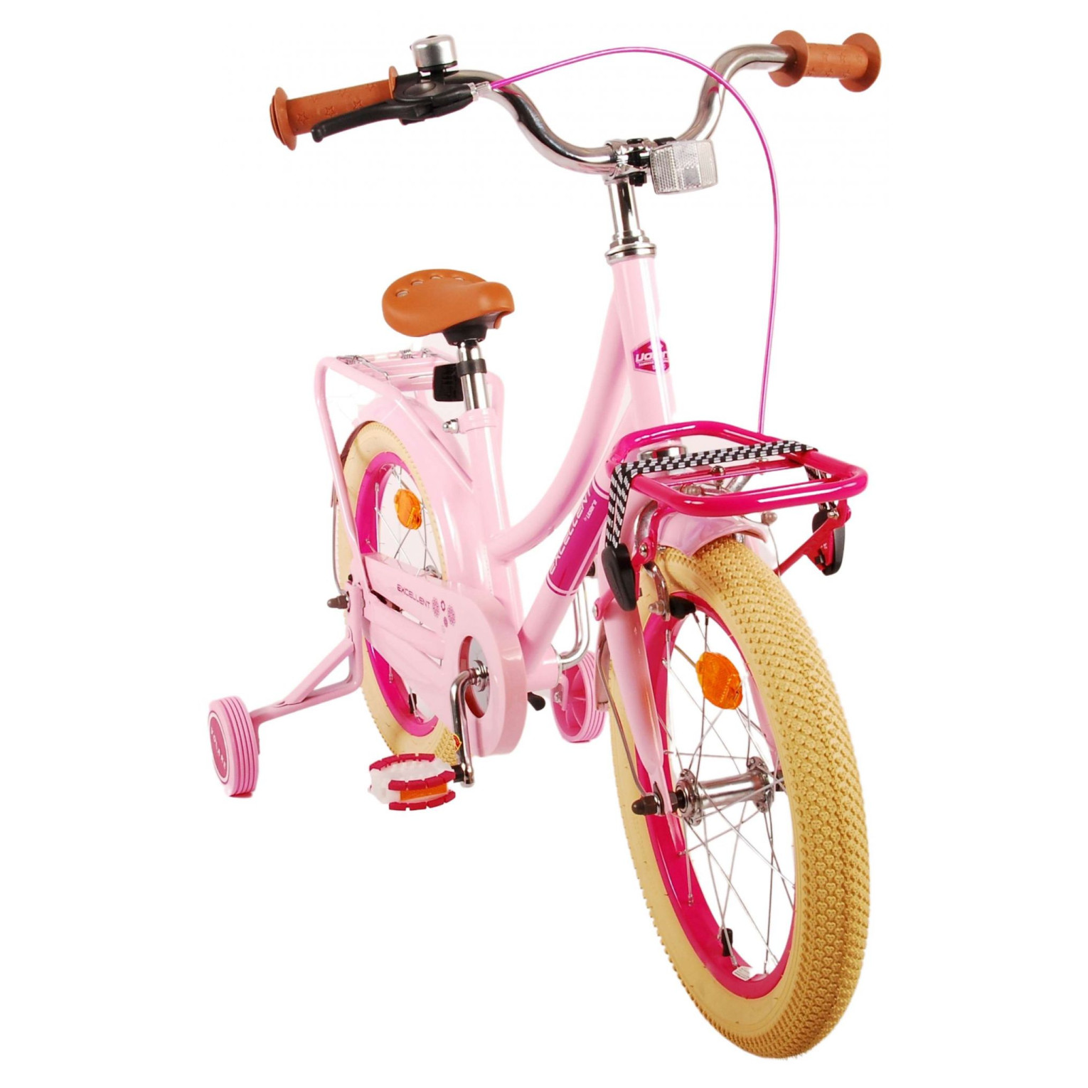 Volare Excellent Fiets - 16 inch - Roze