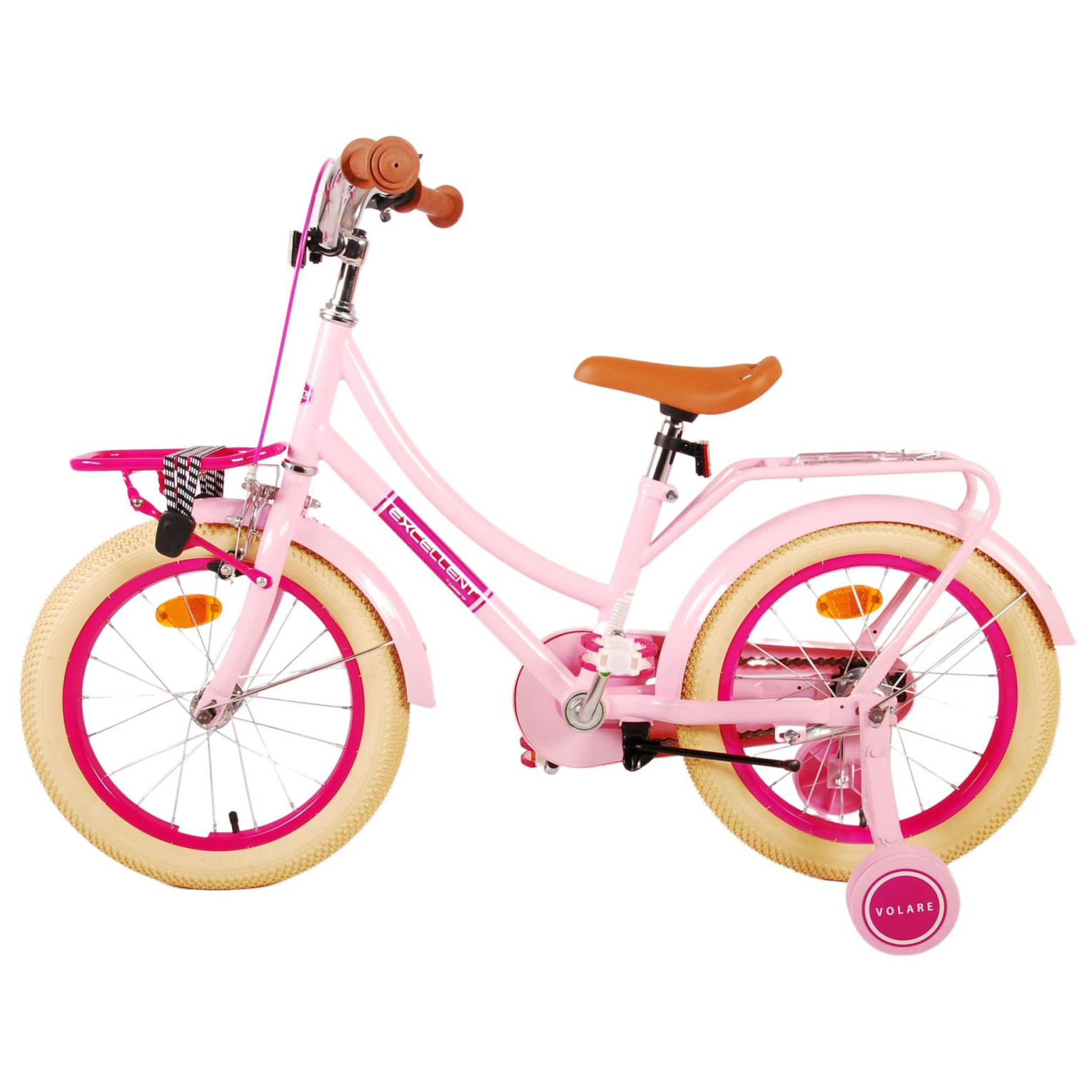 Volare Excellent Fiets - 16 inch - Roze