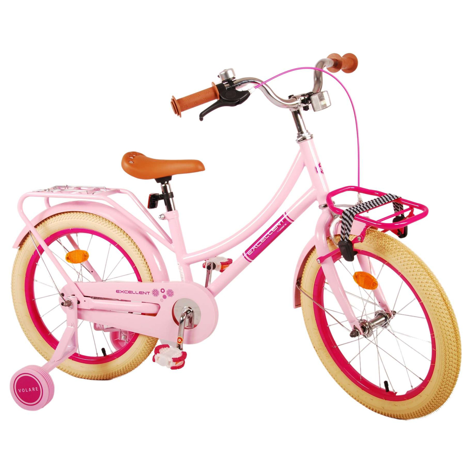 Volare Excellent Fiets -18 inch - Roze