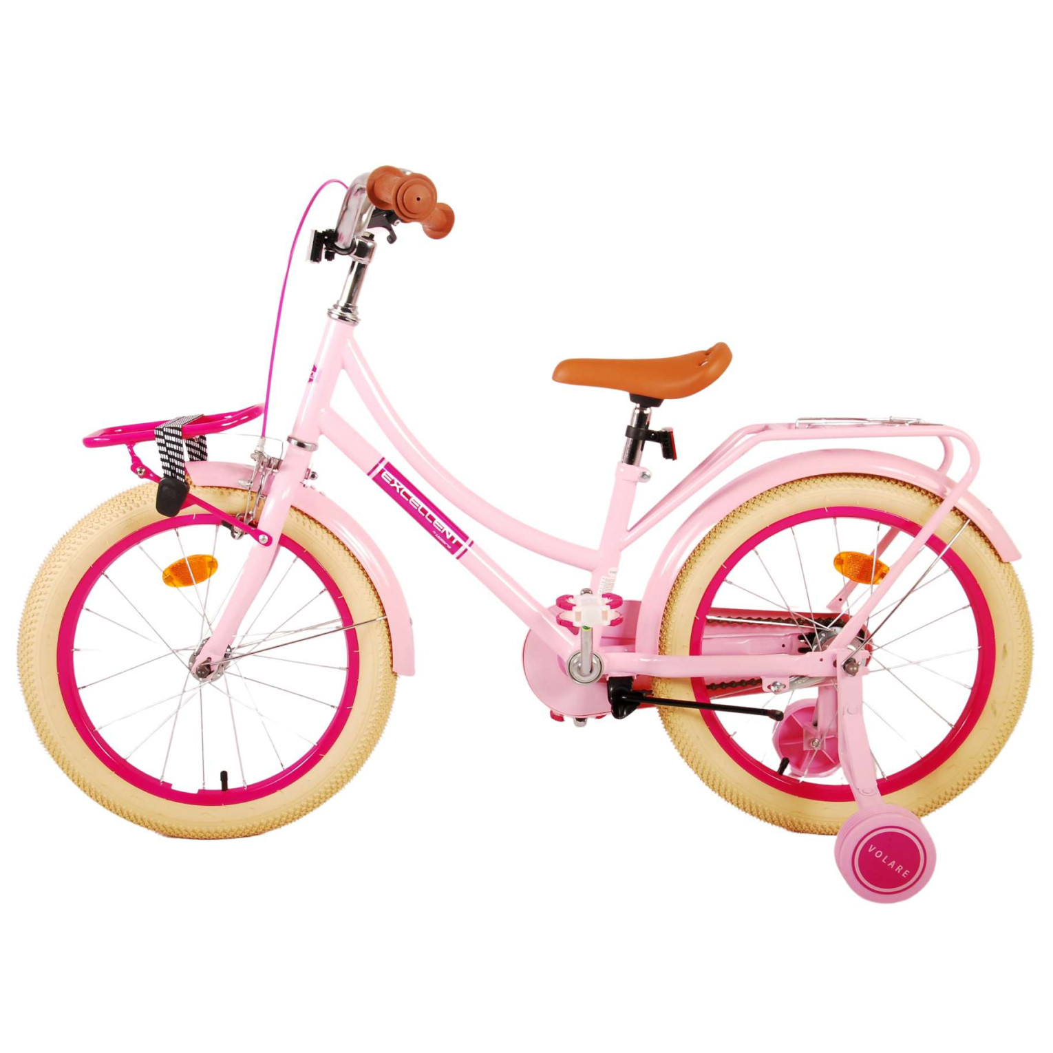 Volare Excellent Fiets -18 inch - Roze