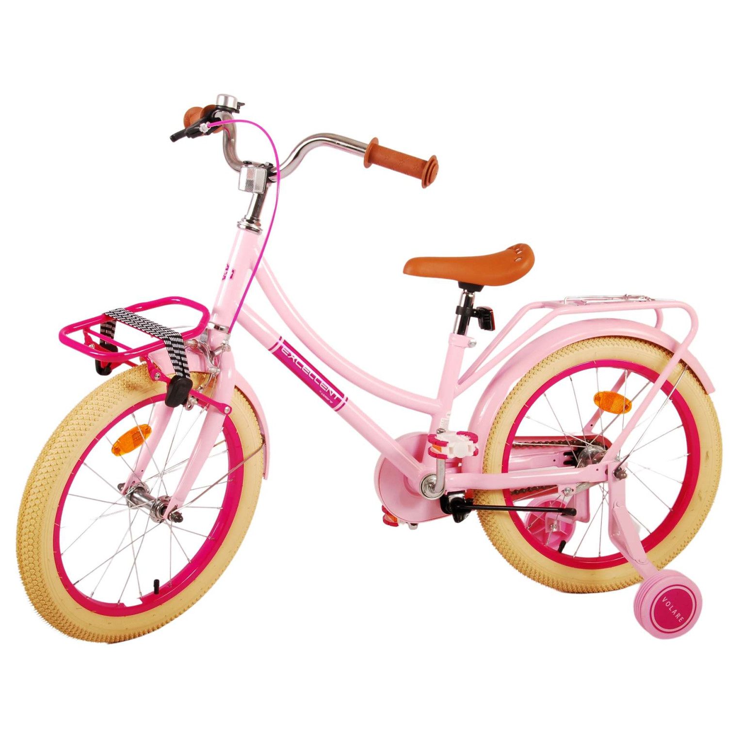 Volare Excellent Fiets -18 inch - Roze