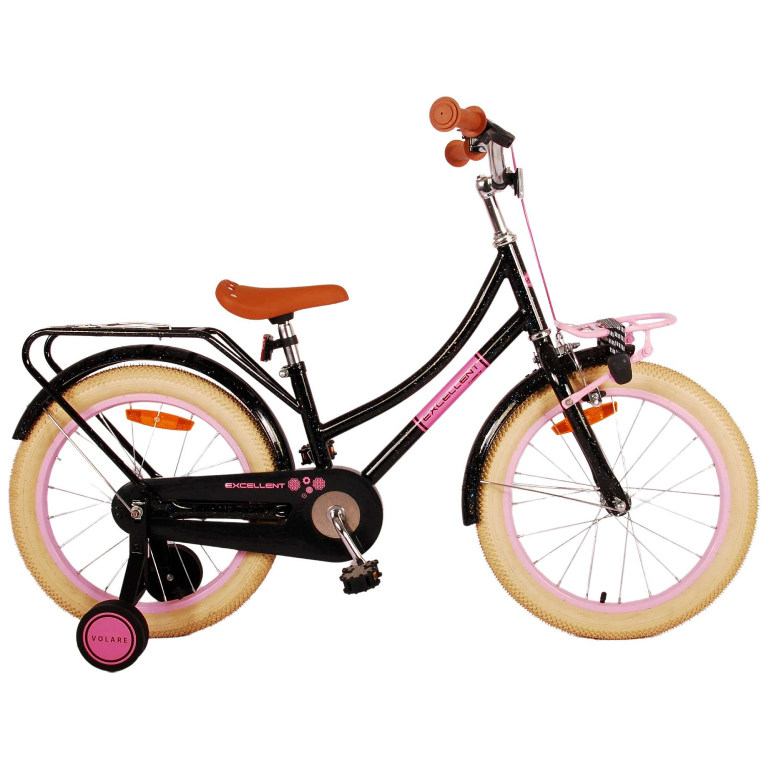 Volare Excellent Fiets -18 inch - Zwart