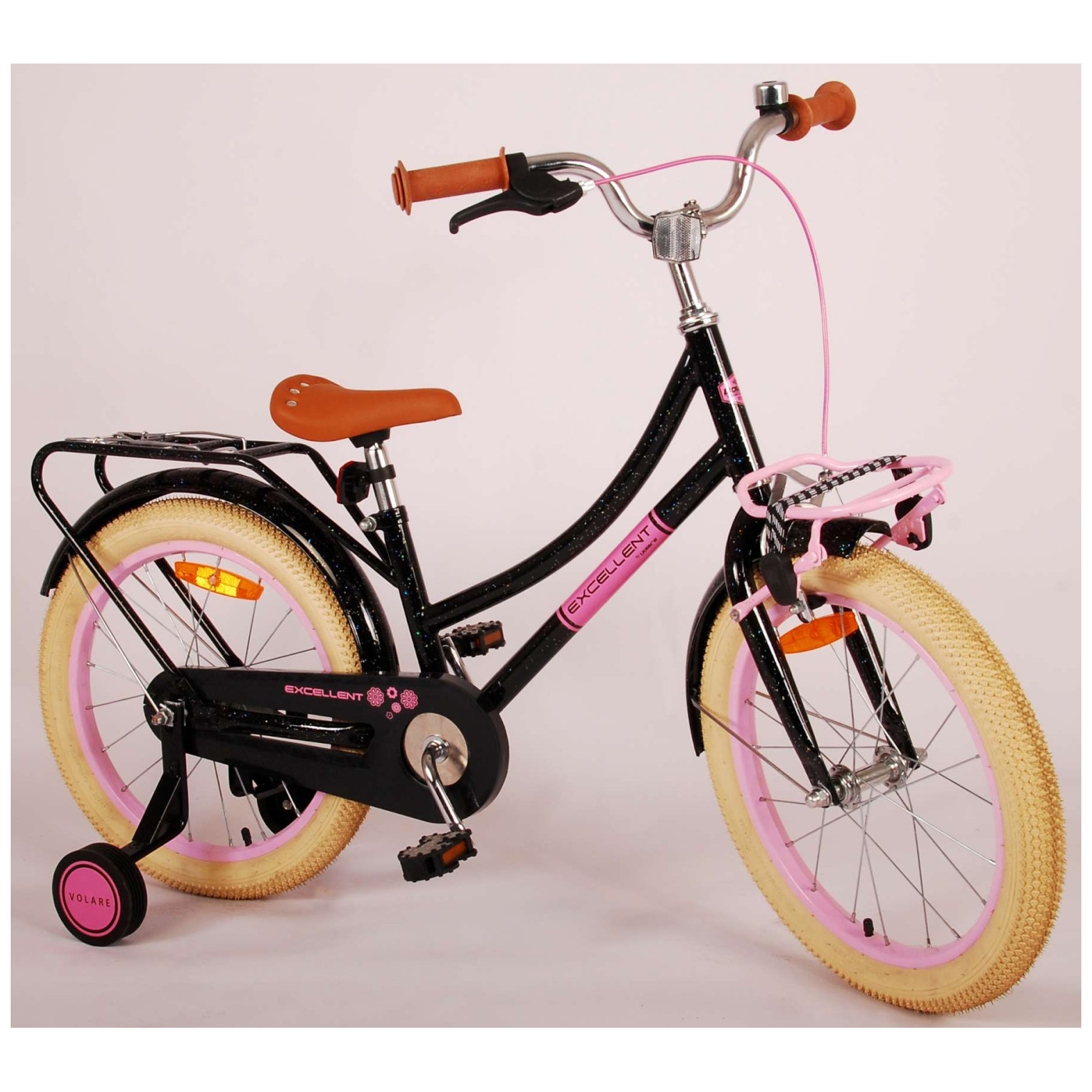 Volare Excellent Fiets -18 inch - Zwart