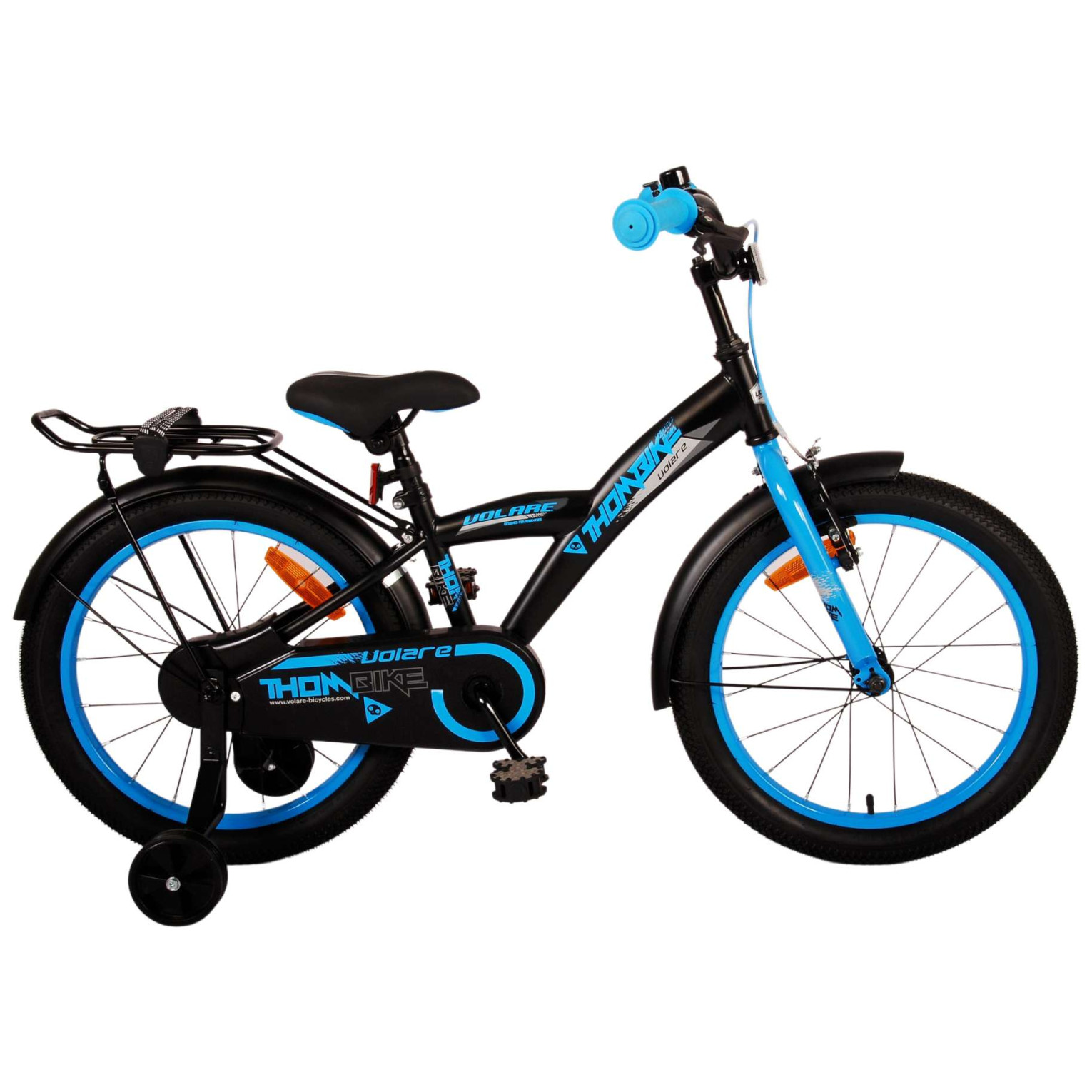 Volare Thombike Fiets - 18 inch - Zwart Blauw