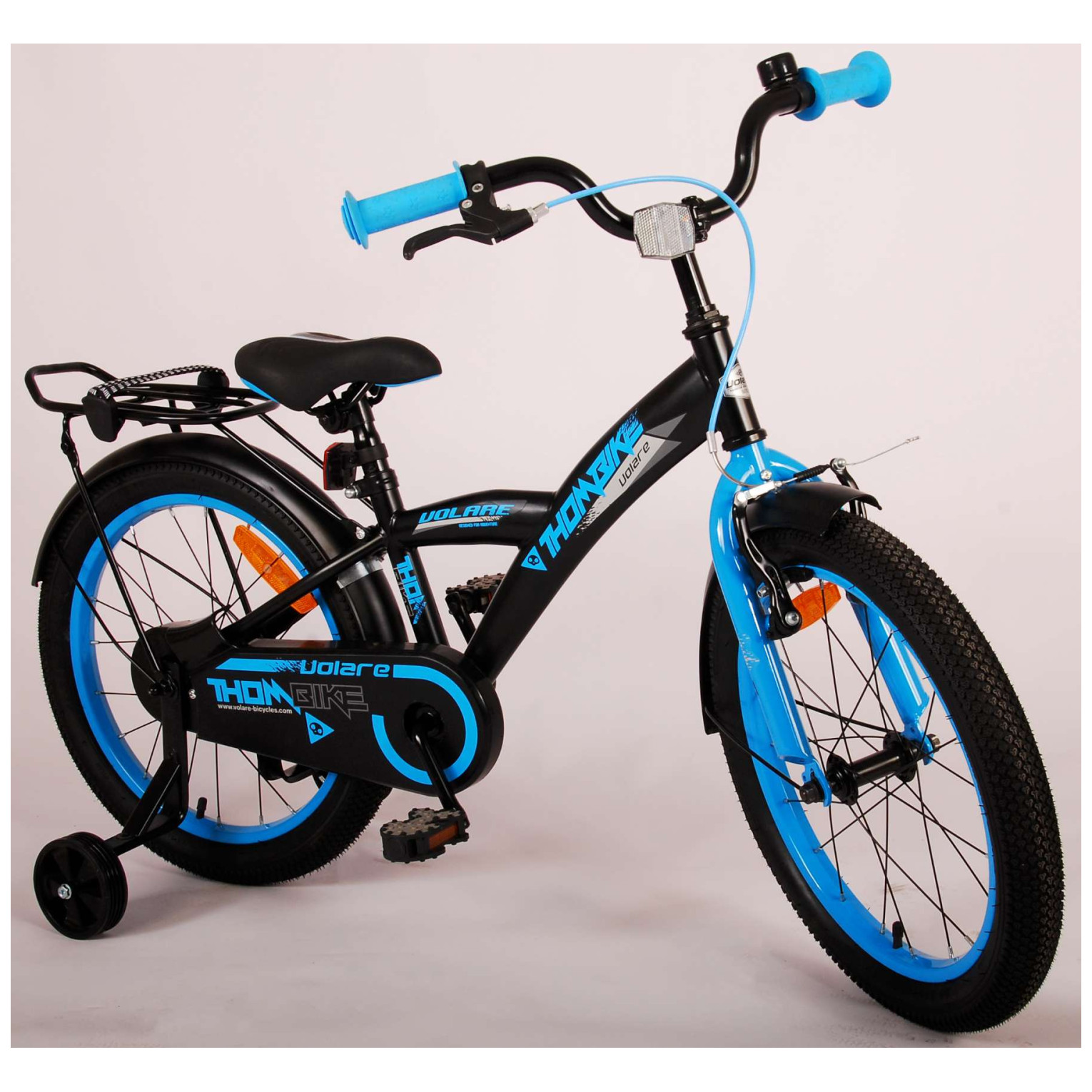 Volare Thombike Fiets - 18 inch - Zwart Blauw