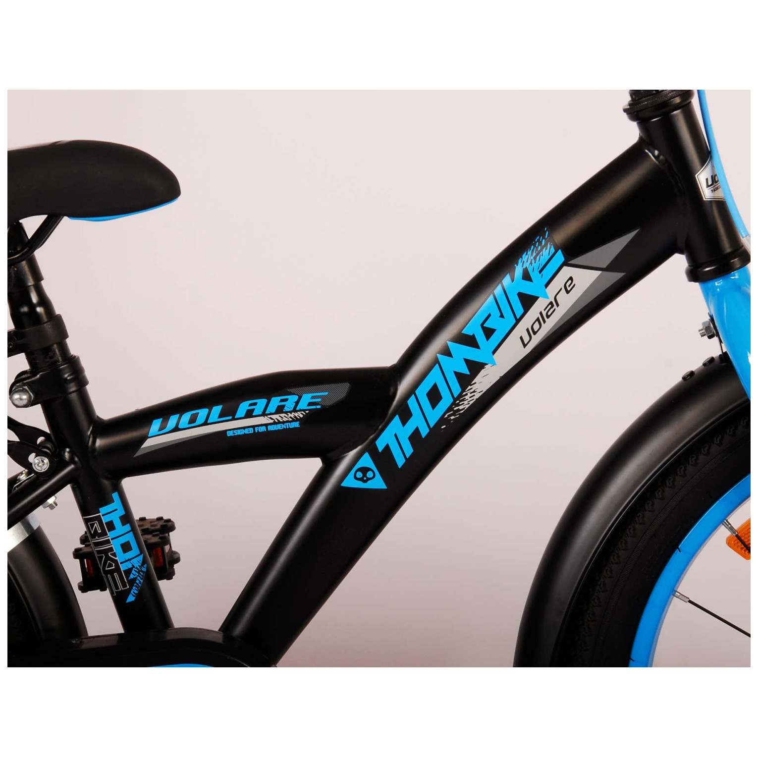 Volare Thombike Fiets - 18 inch - Zwart Blauw