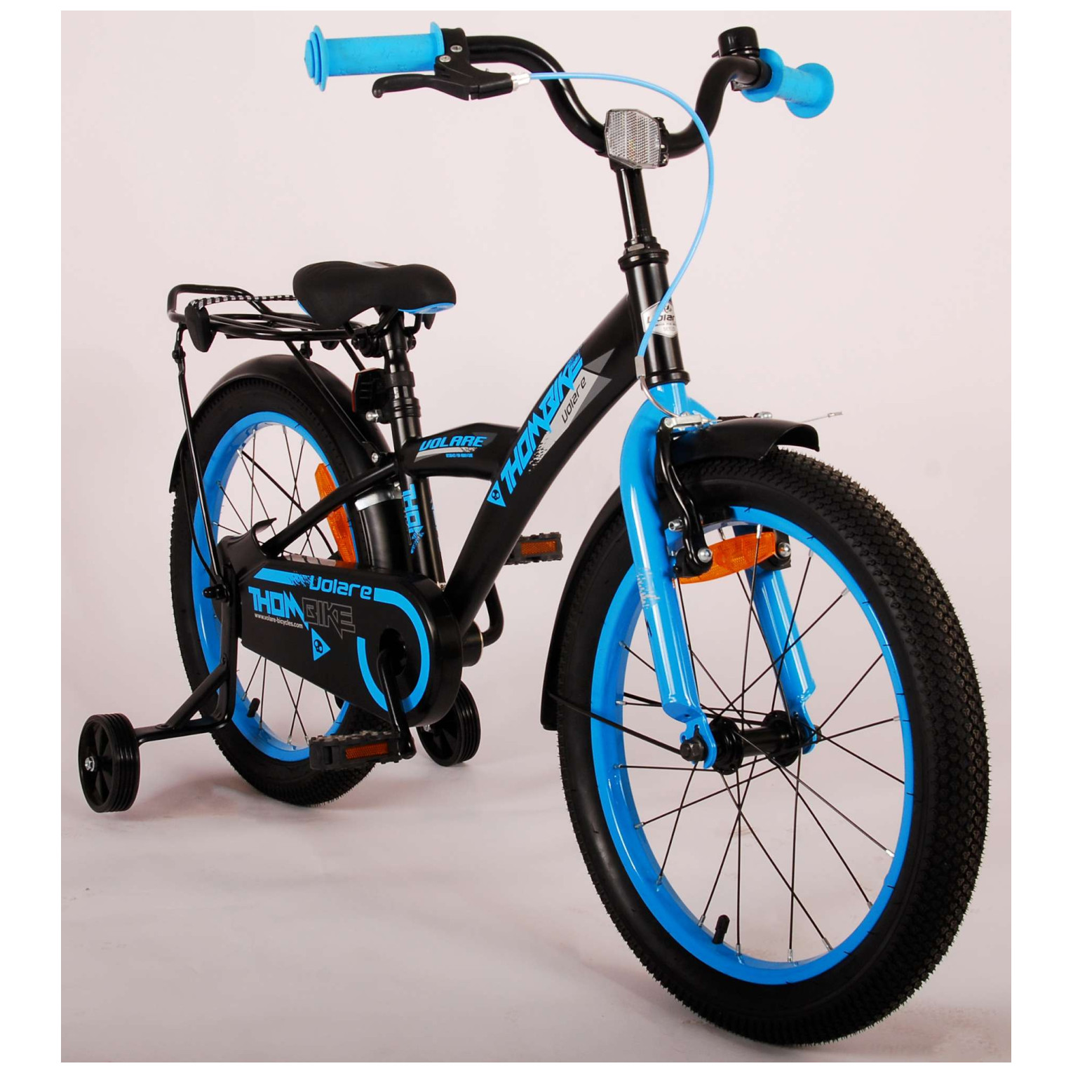 Volare Thombike Fiets - 18 inch - Zwart Blauw