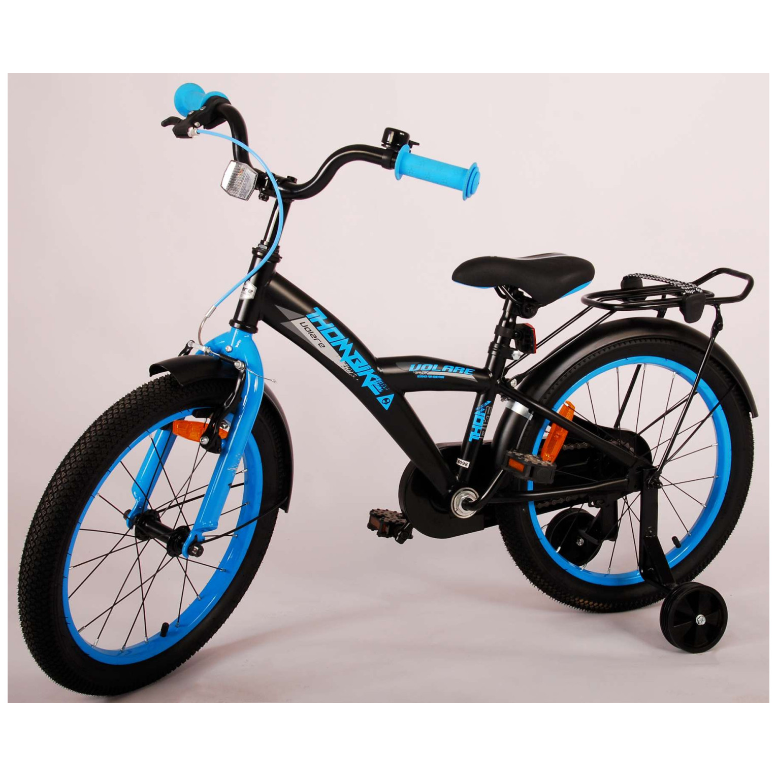 Volare Thombike Fiets - 18 inch - Zwart Blauw